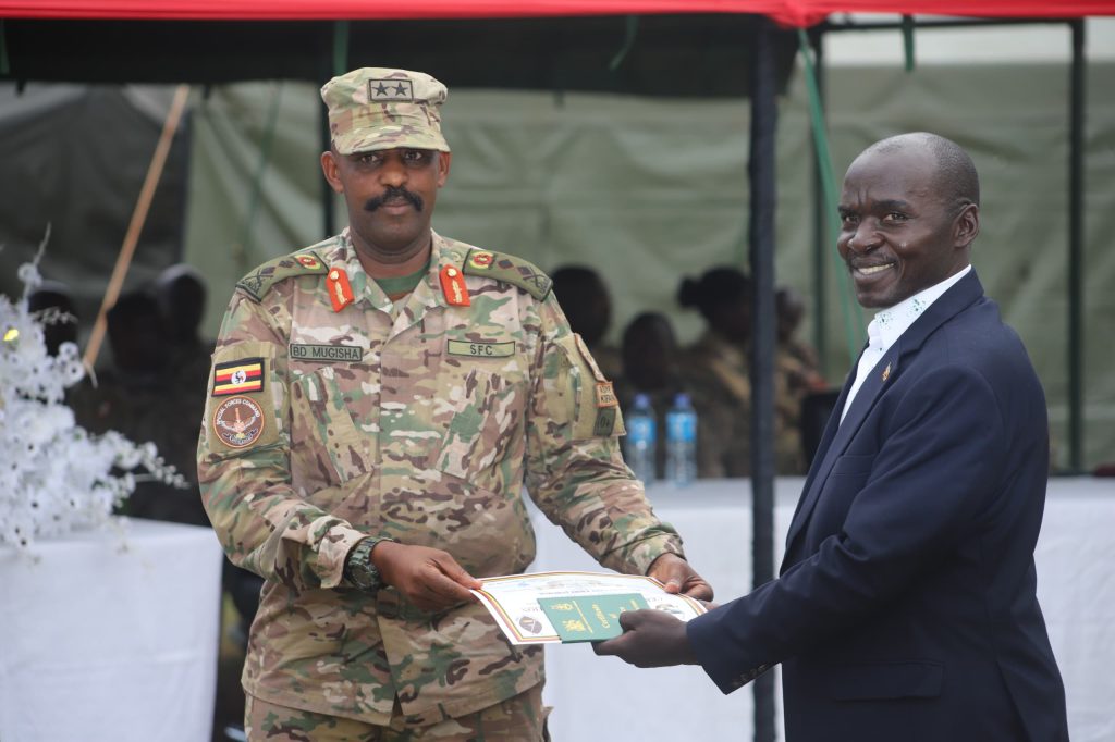 Museveni Applauded as Over 50 SFC Officers Retire With Honor