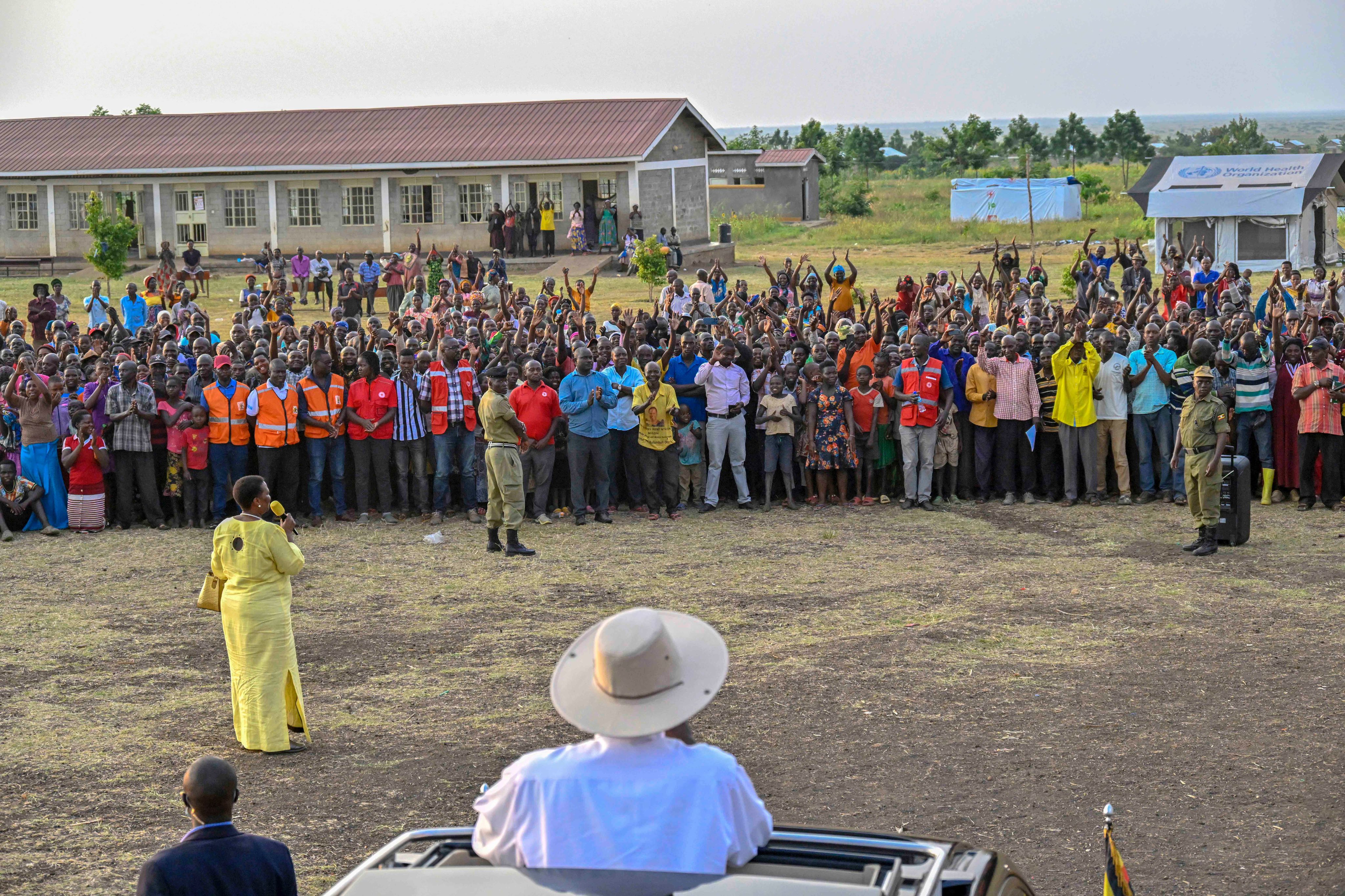 Museveni Assures Landslide Survivors in Bulambuli District of Support