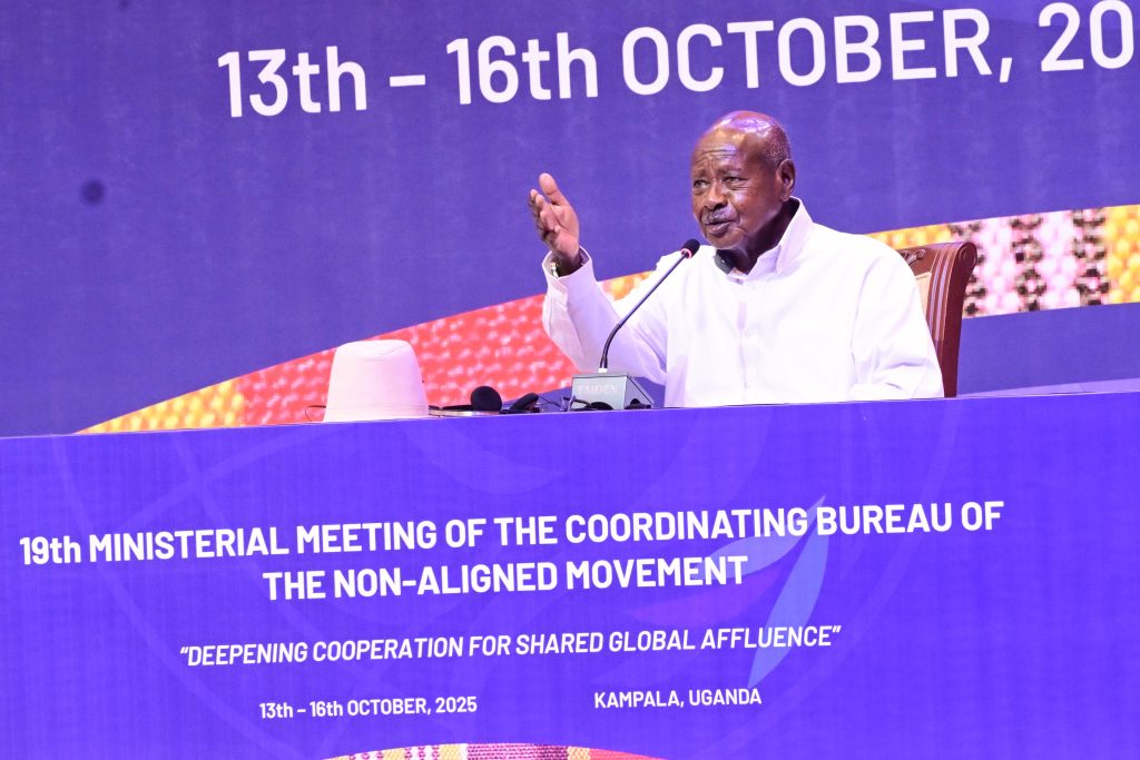 Museveni Urges Global Cooperation for Shared Prosperity at NAM Ministerial Meeting