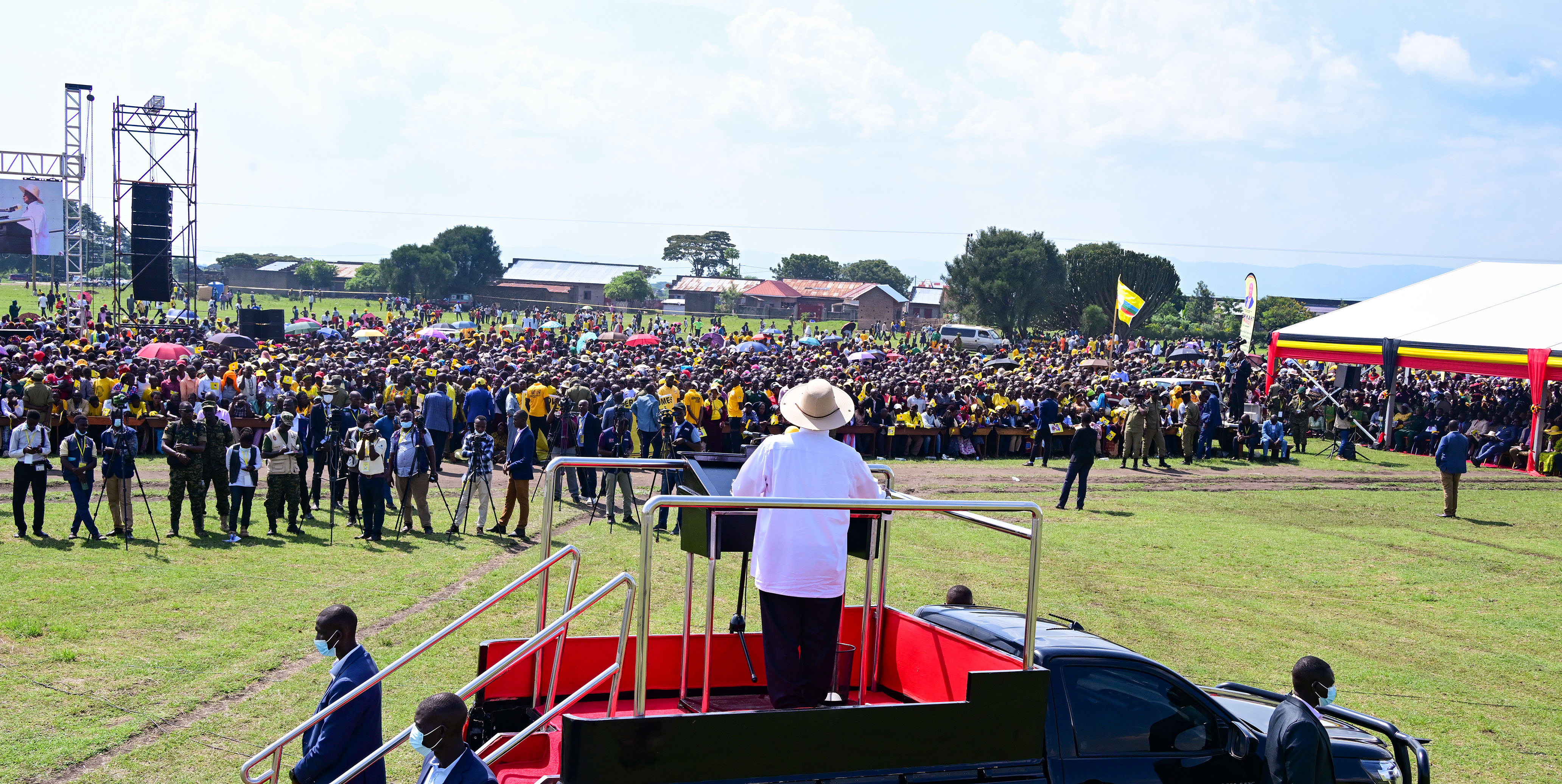 Museveni Calls on Kasese Residents to Prioritize Income Growth and Unity for Economic Development 