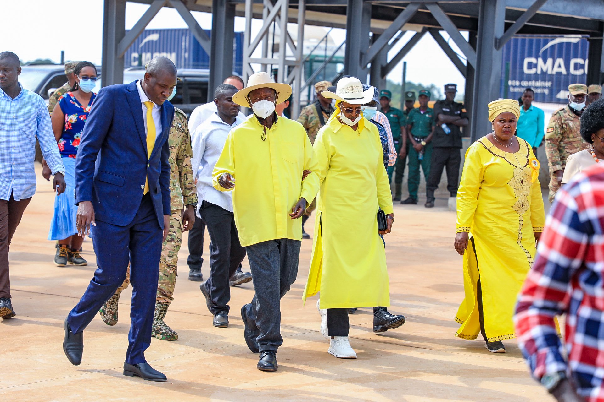 Museveni Opens Starch Manufacturing Factory in Kamuli District, Flags Off Uganda’s First Chili Export to China