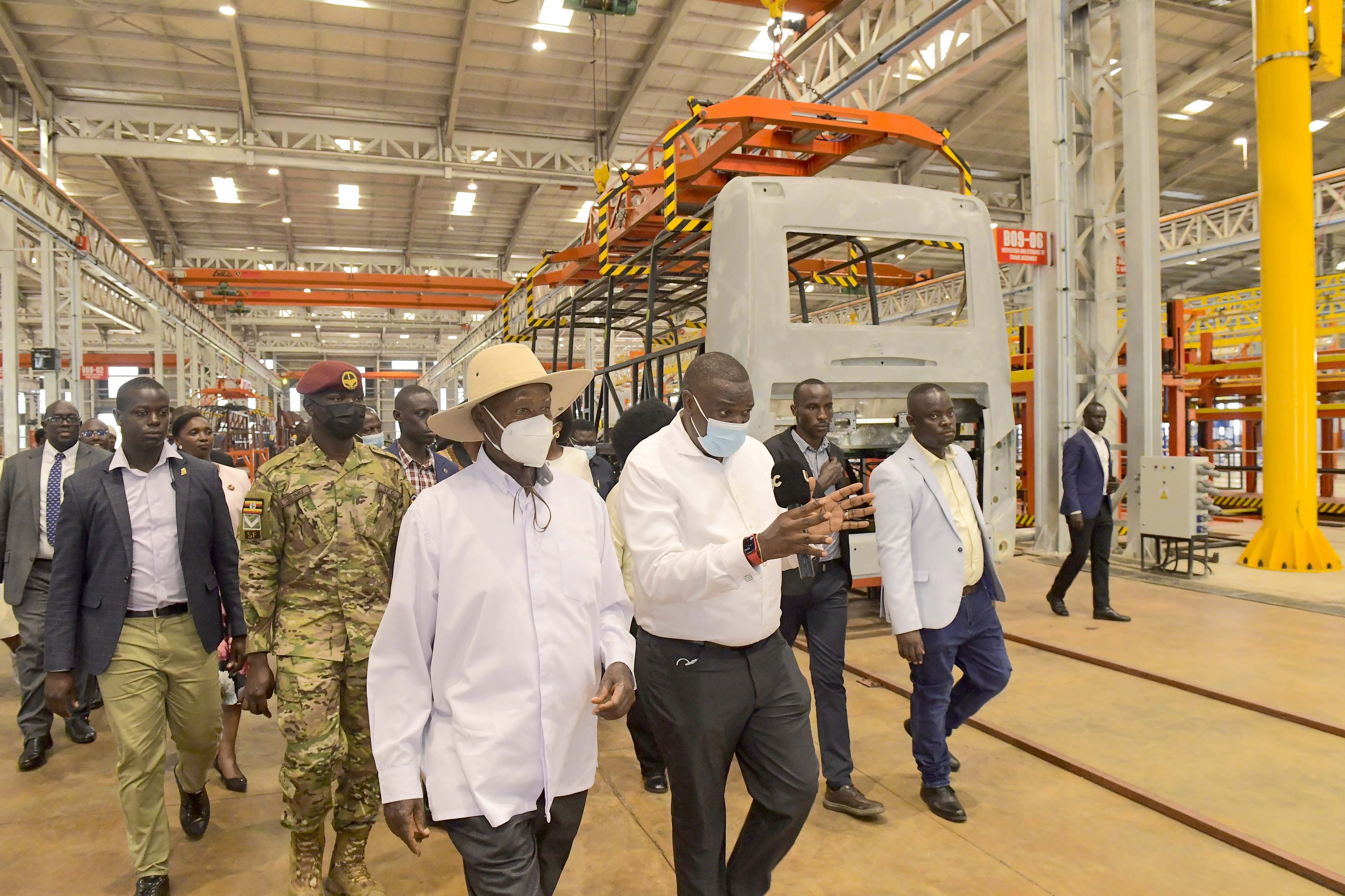 Museveni Commissions Kiira Vehicle Plant, Hails Economic Growth Prospects