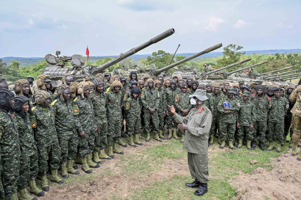 Museveni Commissions Over 400 UPDF Officers Trained in Advanced Armor Warfare