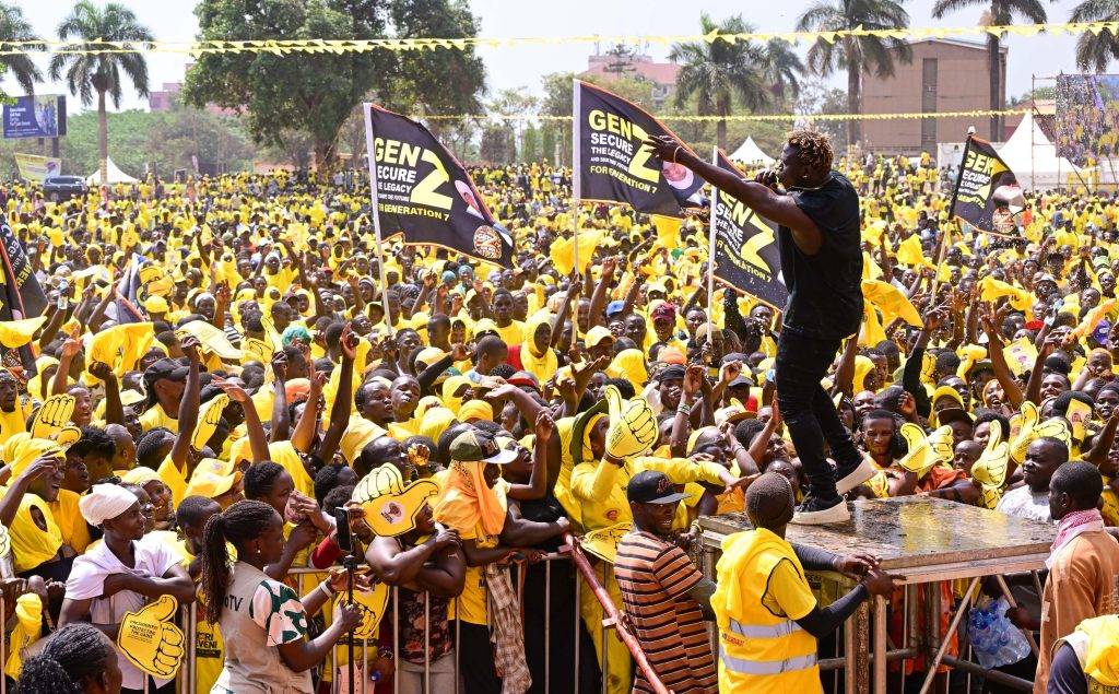 Museveni Defends NRM Record, Points to Factories and Jobs at Rally in Nakawa Division