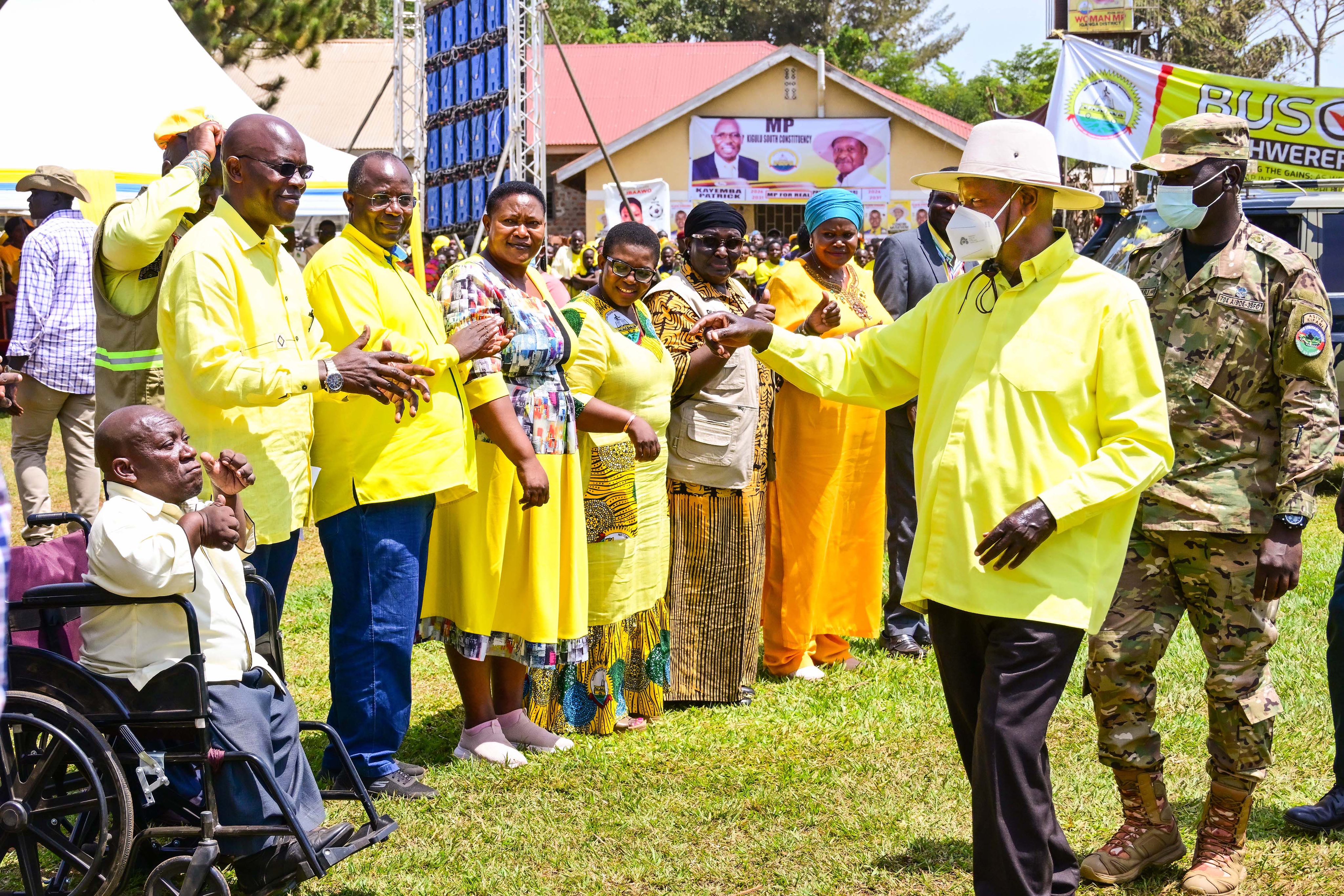 Museveni Draws Massive Iganga Crowd as He Recalls Secret War-Time Passage