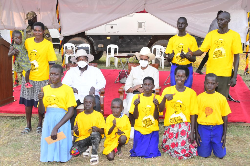 Museveni Hails PDM Success in Lira, Rewards Top Farmers