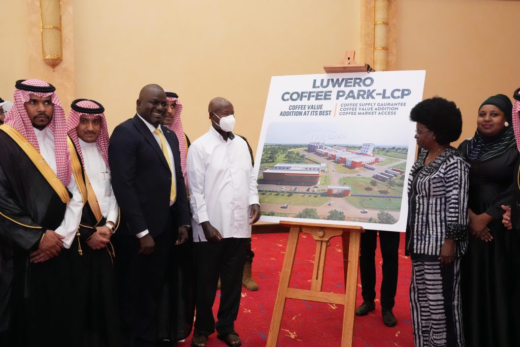 Museveni Hosts Saudi Investors, Backs Coffee Industrialisation