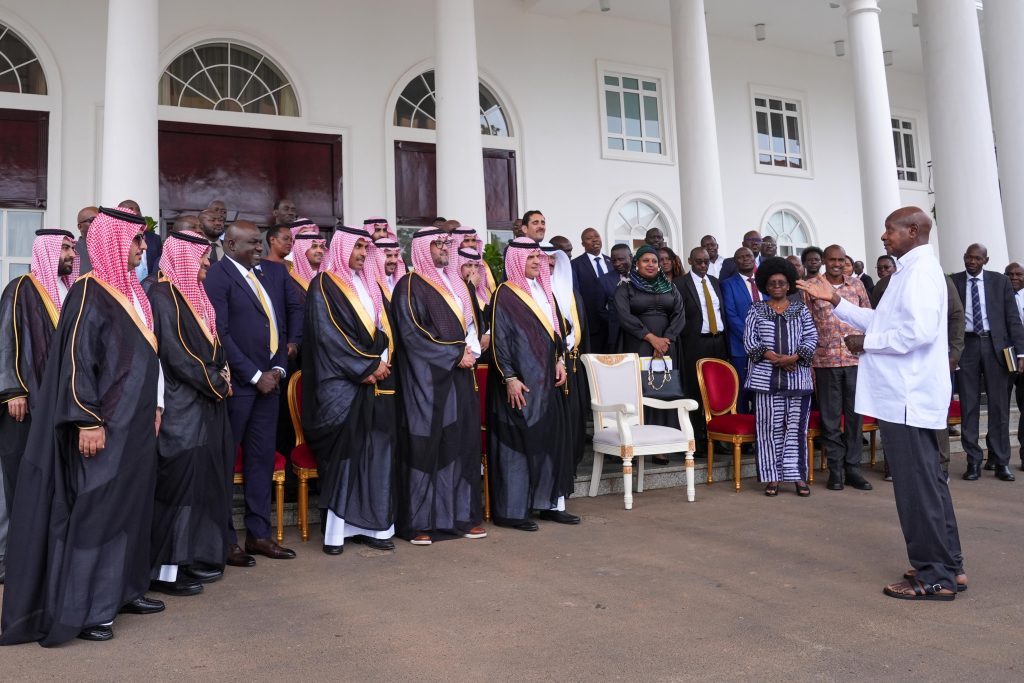 Museveni Hosts Saudi Investors, Backs Coffee Industrialisation