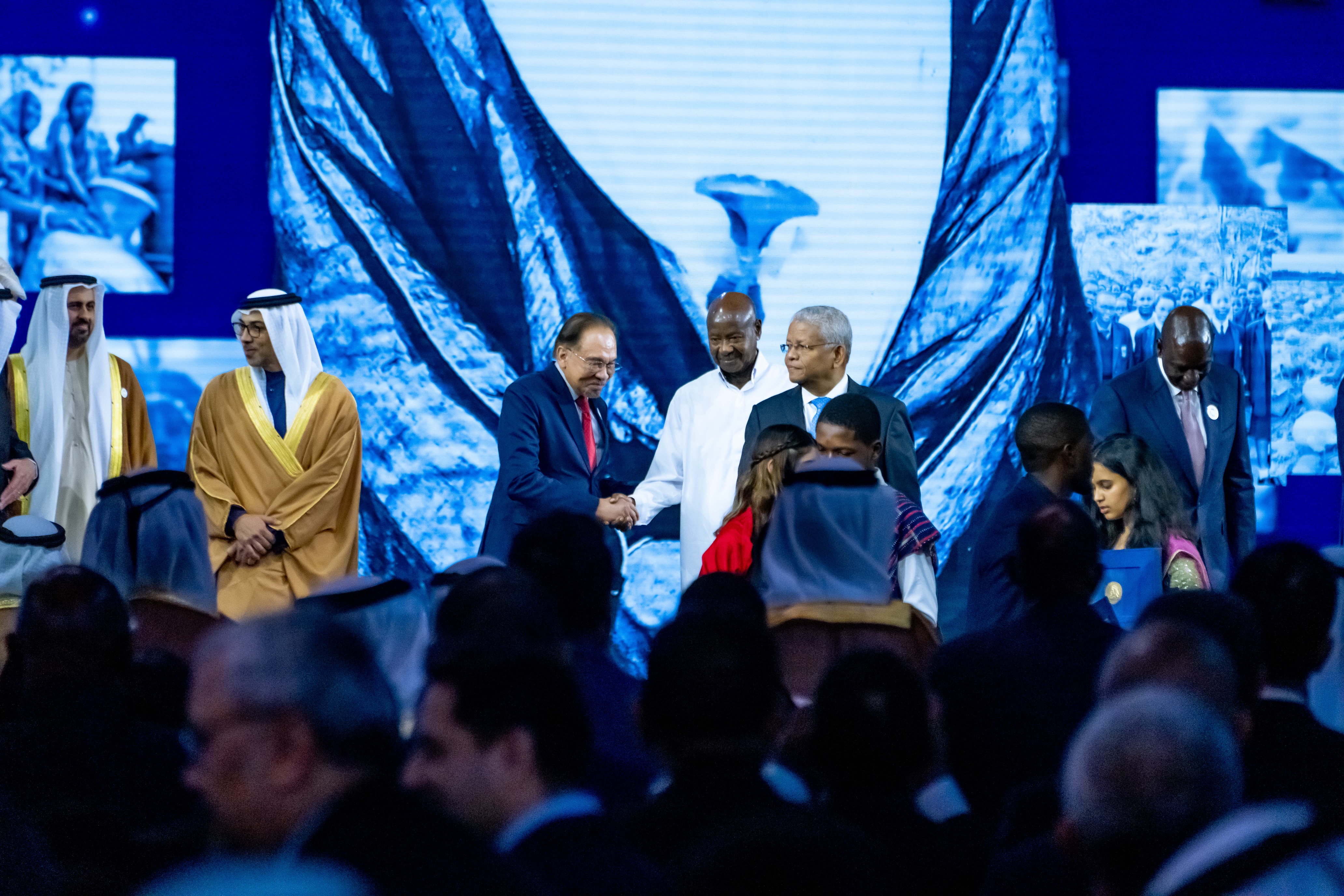 Museveni Joins World Leaders at Abu Dhabi Sustainability Week Opening