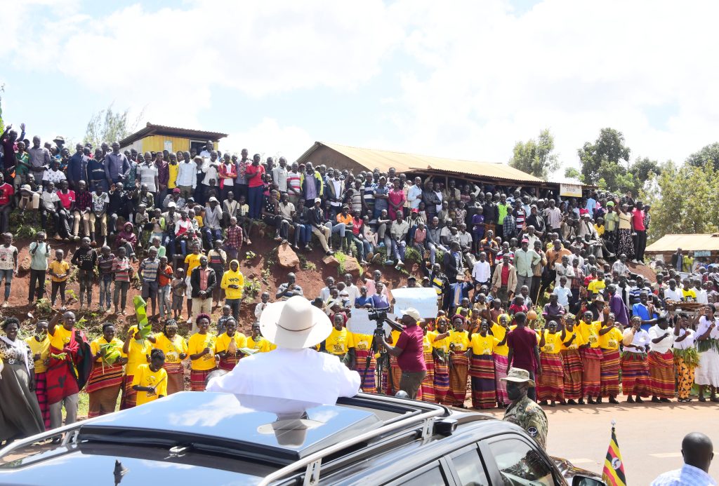 Museveni Lauds Sebei Farmers for Adopting Four-Acre Model