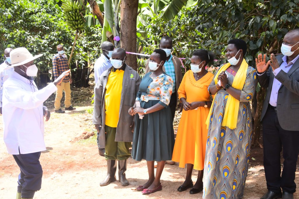 Museveni Lauds Sebei Farmers for Adopting Four-Acre Model