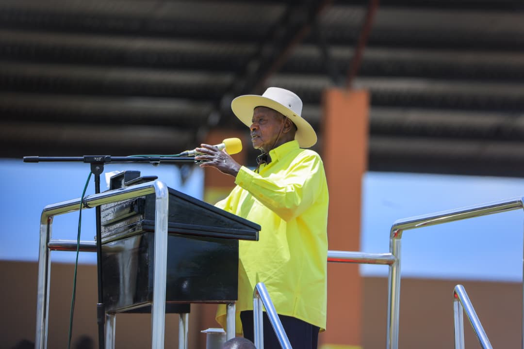 Museveni Launches Leju Stadium in Terego, Urges Residents to Turn Peace, Infrastructure into Wealth