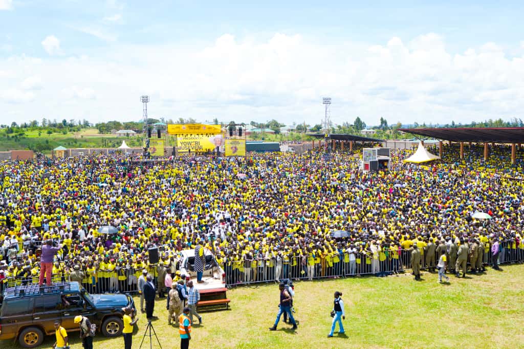 Museveni Launches Leju Stadium in Terego, Urges Residents to Turn Peace, Infrastructure into Wealth