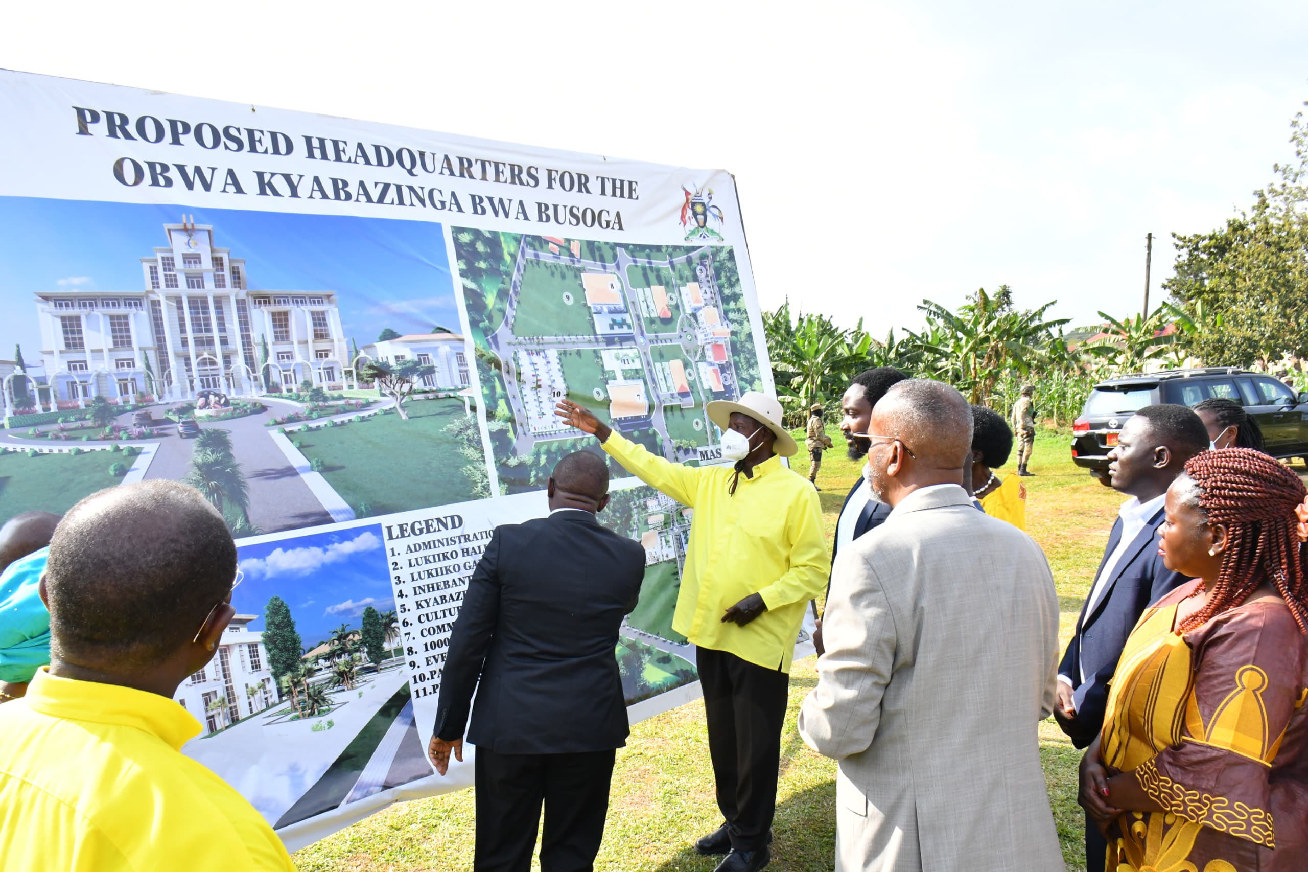 Museveni Lays Foundation Stone for New Busoga Kingdom Headquarters