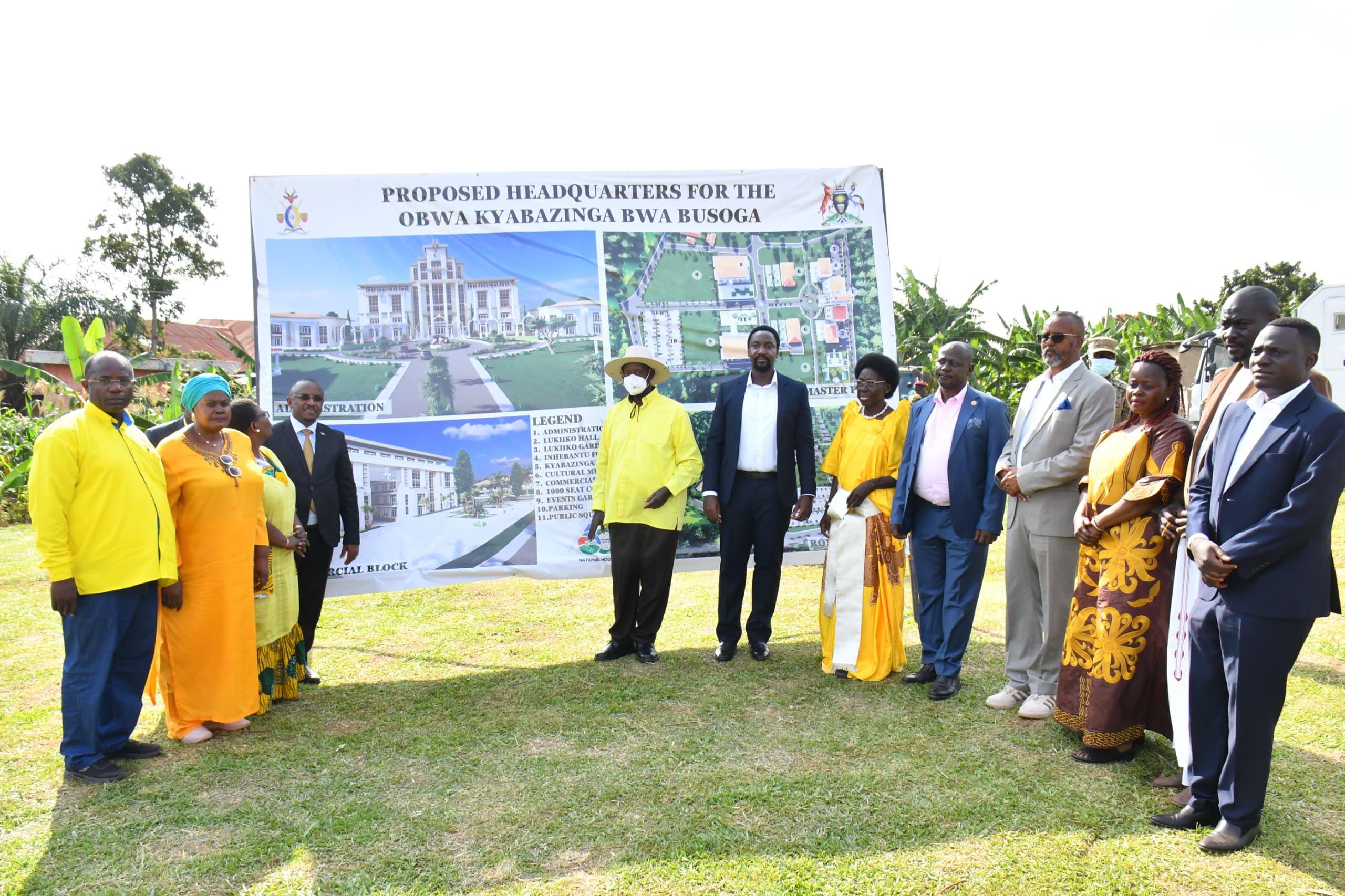 Museveni Lays Foundation Stone for New Busoga Kingdom Headquarters