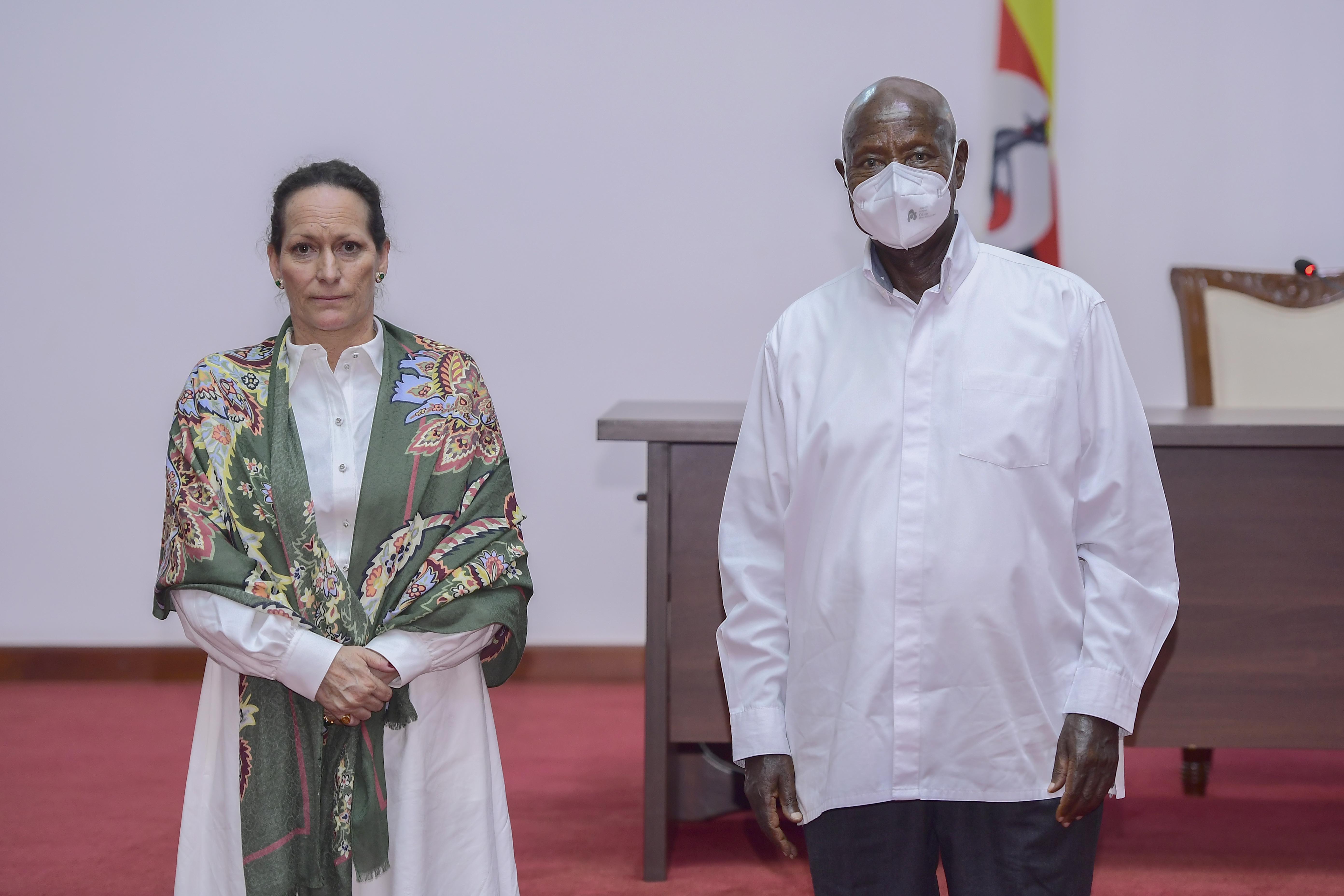Museveni Meets Princess Zahra, Pays Tribute to Late Aga Khan IV