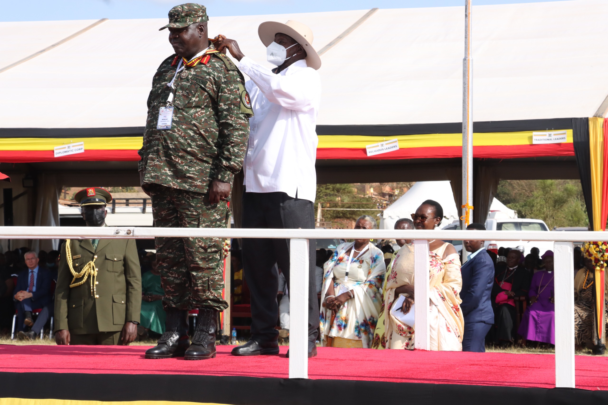 Museveni Pledges Better Medical, Housing Support for Veterans on Heroes Day