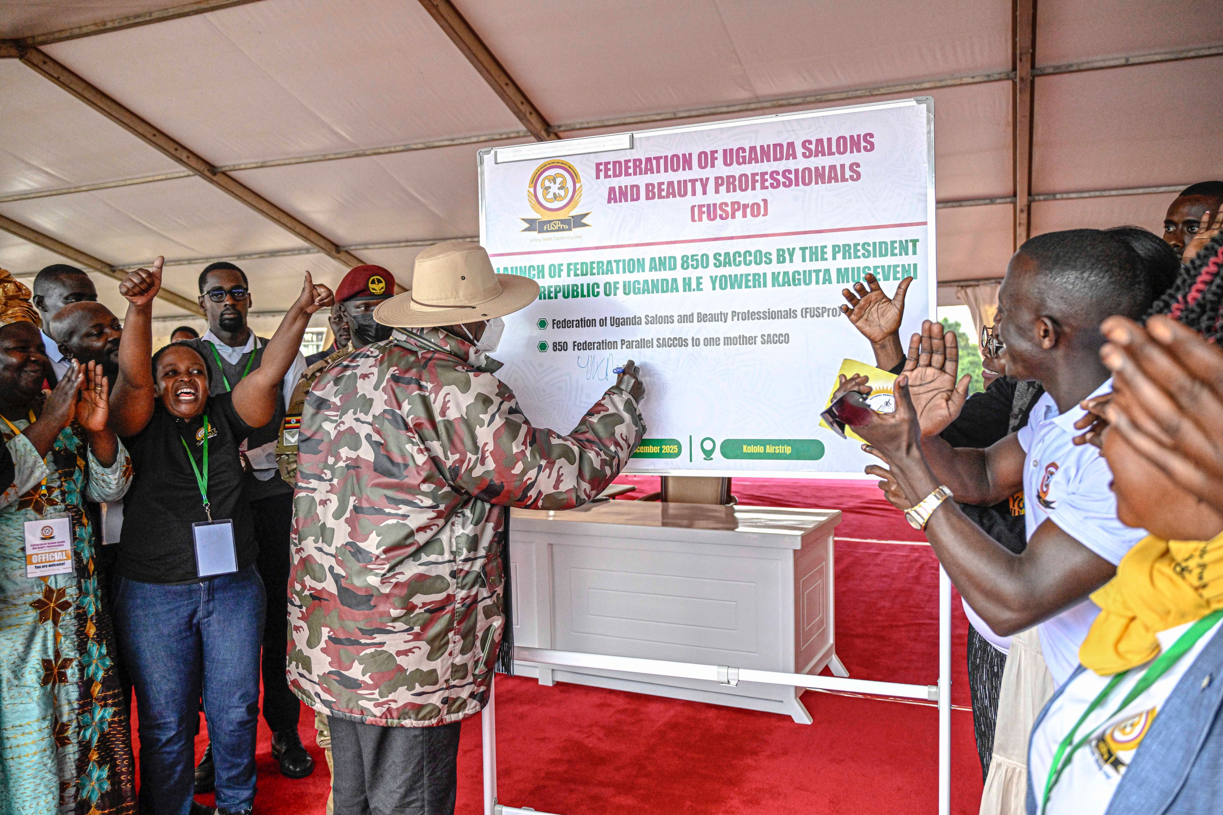 Museveni Pledges Shs85bn Fund to Support Salon Operators