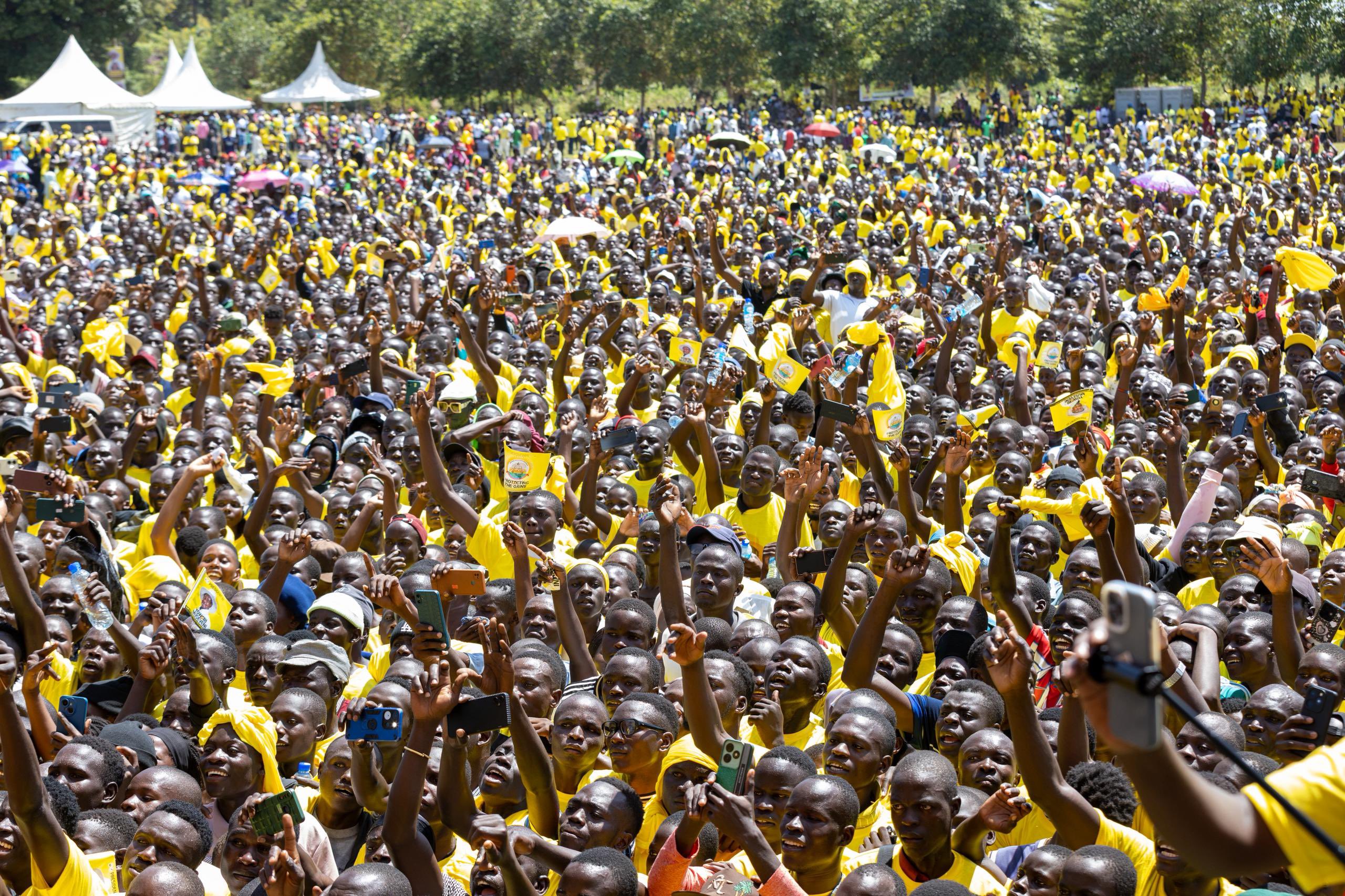 Museveni Rallies Ngora to Back NRM for Continued Peace, Wealth Creation, and Development