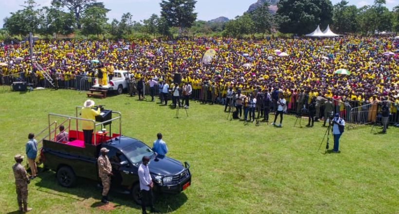 Museveni Rallies Ngora to Back NRM for Continued Peace, Wealth Creation, and Development