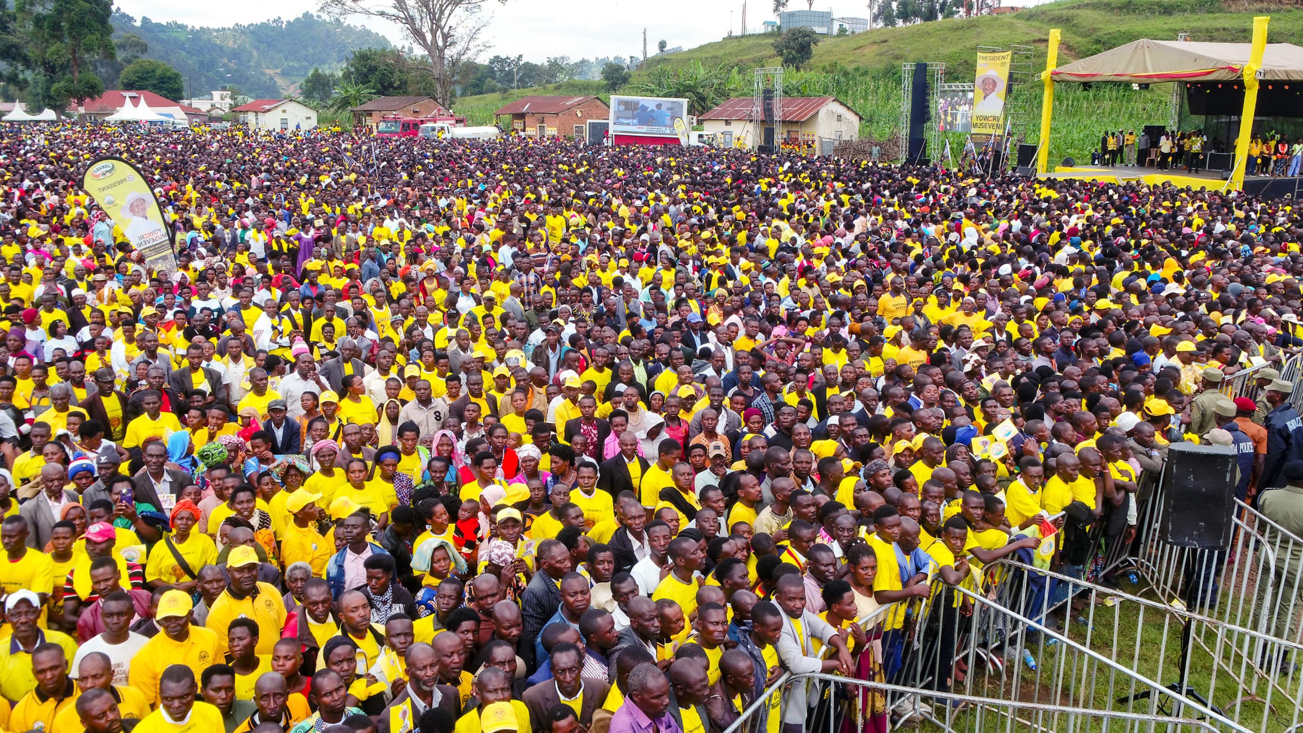Museveni Rallies Residents in Western Uganda to Protect the Gains
