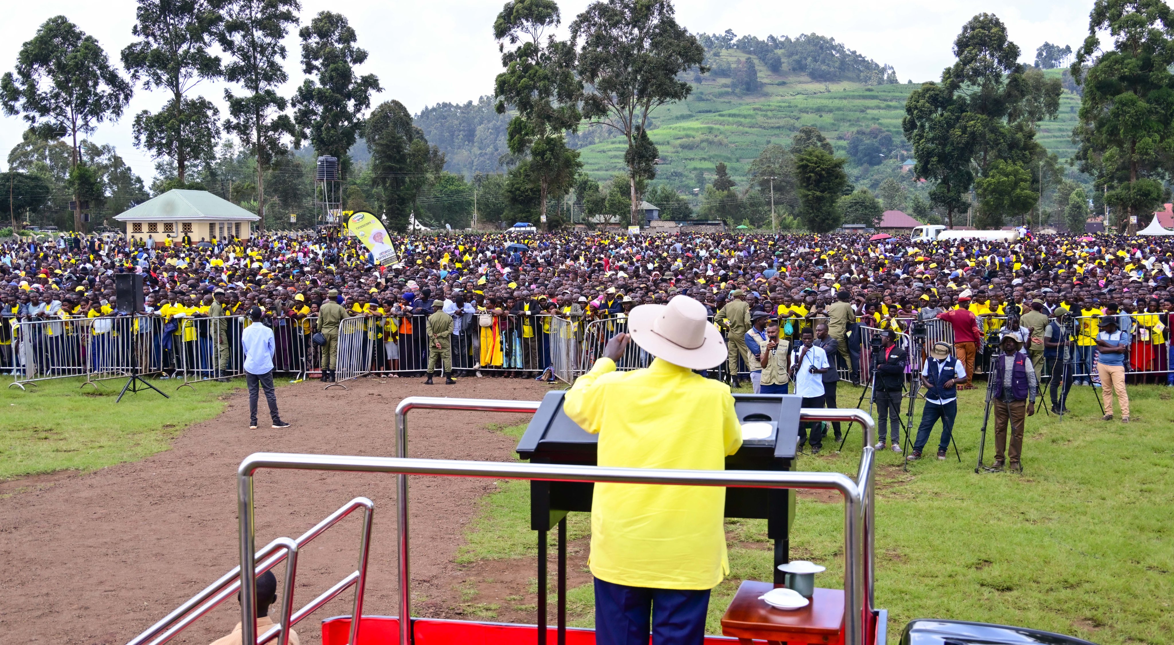 Museveni Rallies Residents in Western Uganda to Protect the Gains