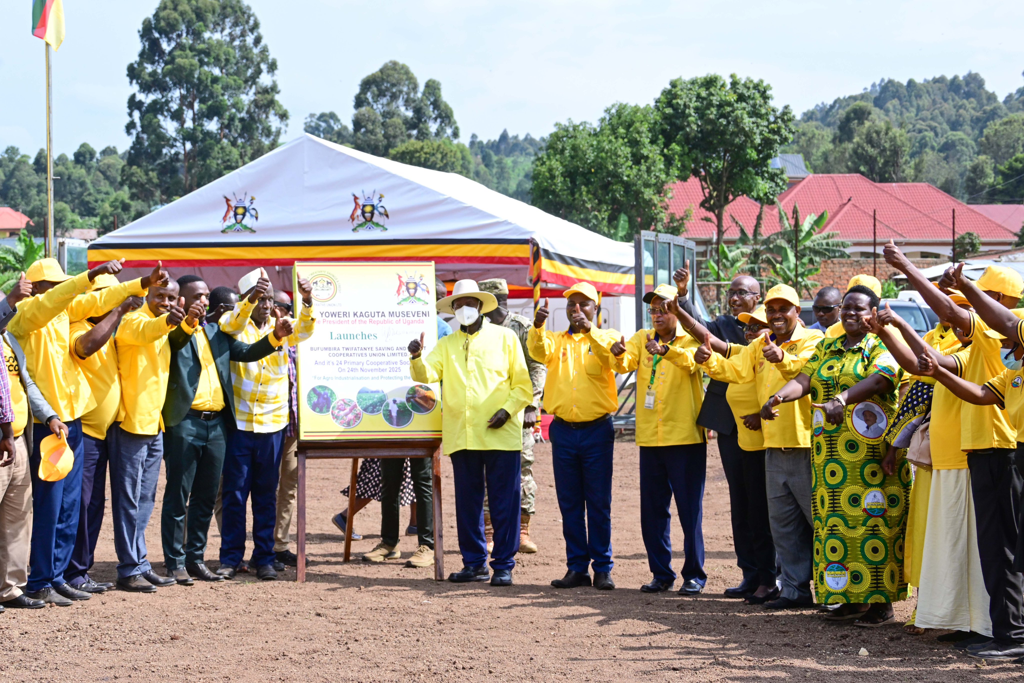 Museveni Rallies Residents in Western Uganda to Protect the Gains