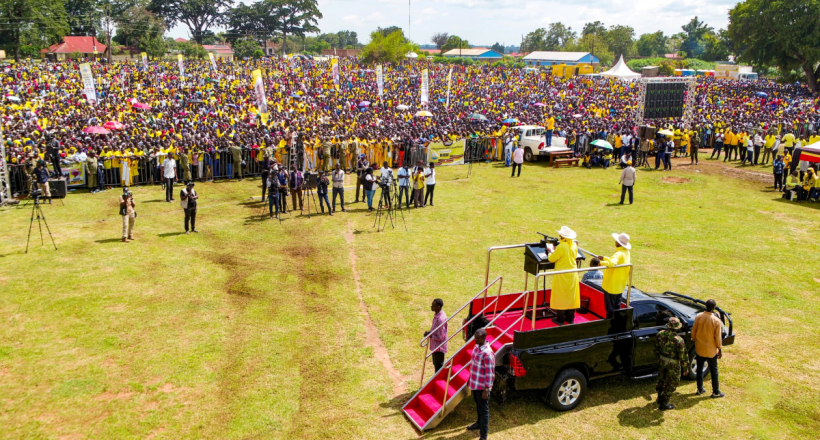 Museveni Commends Katakwi Residents for Maintaining Peace, Backing Development
