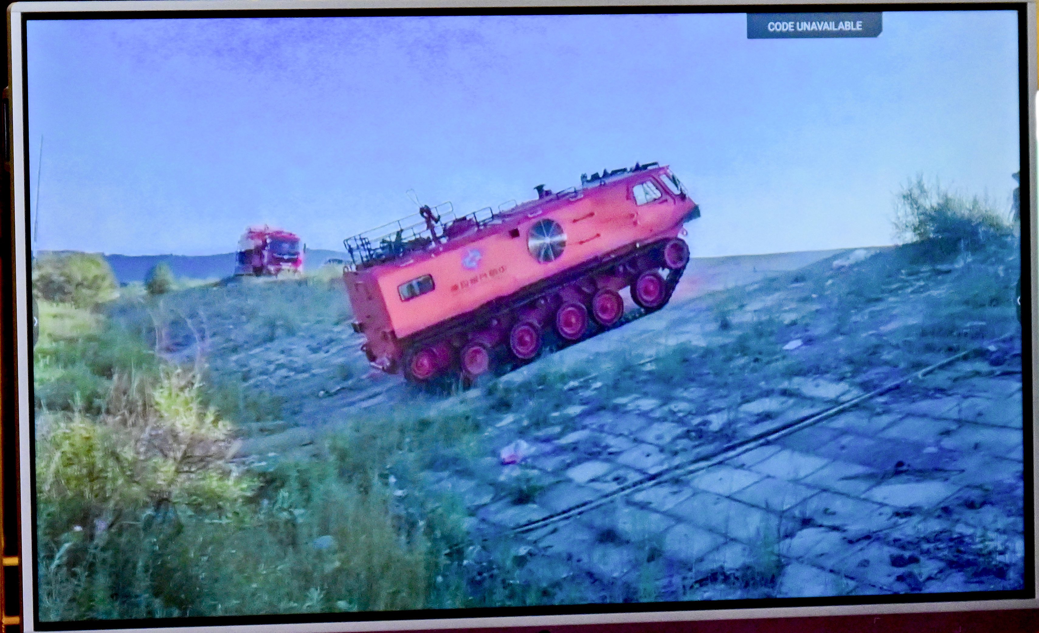 Museveni Unveils Firefighting Vehicle to Global Envoys