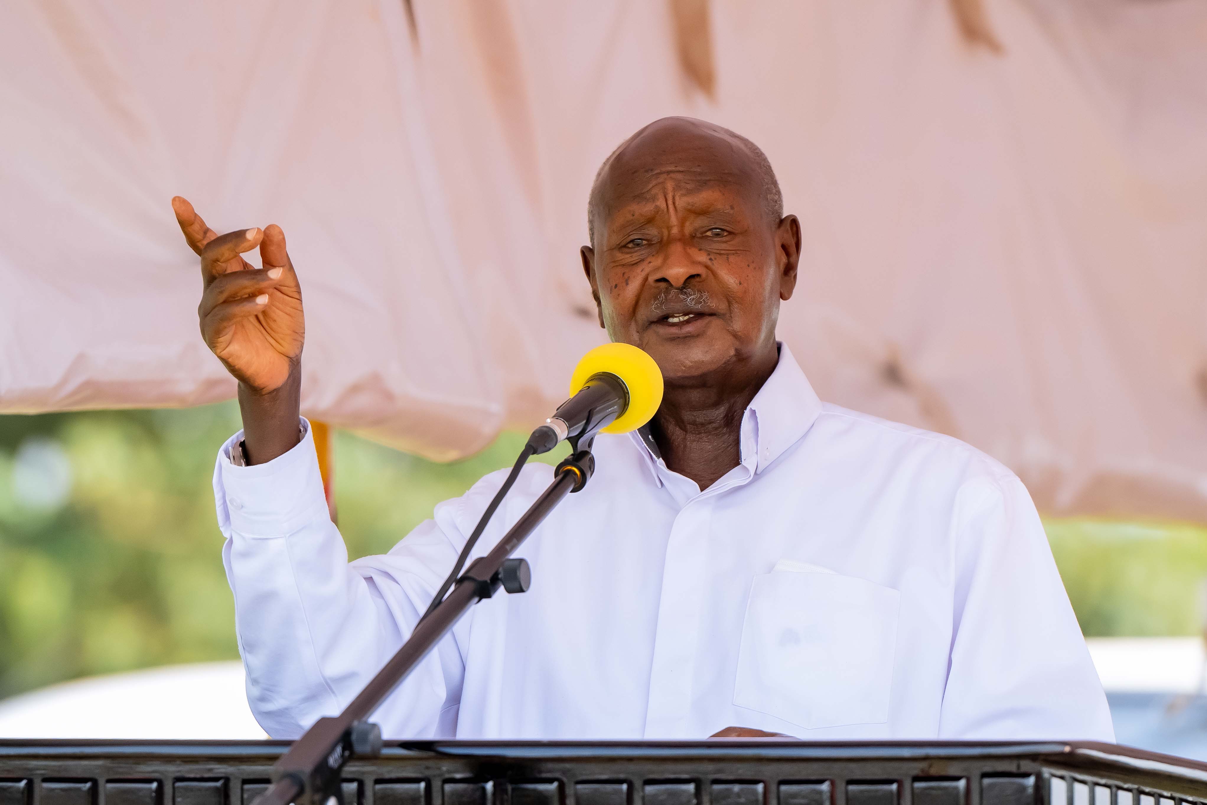 Museveni Urges Ntungamo Residents to Vacate Wetlands, Pledges Irrigation Support