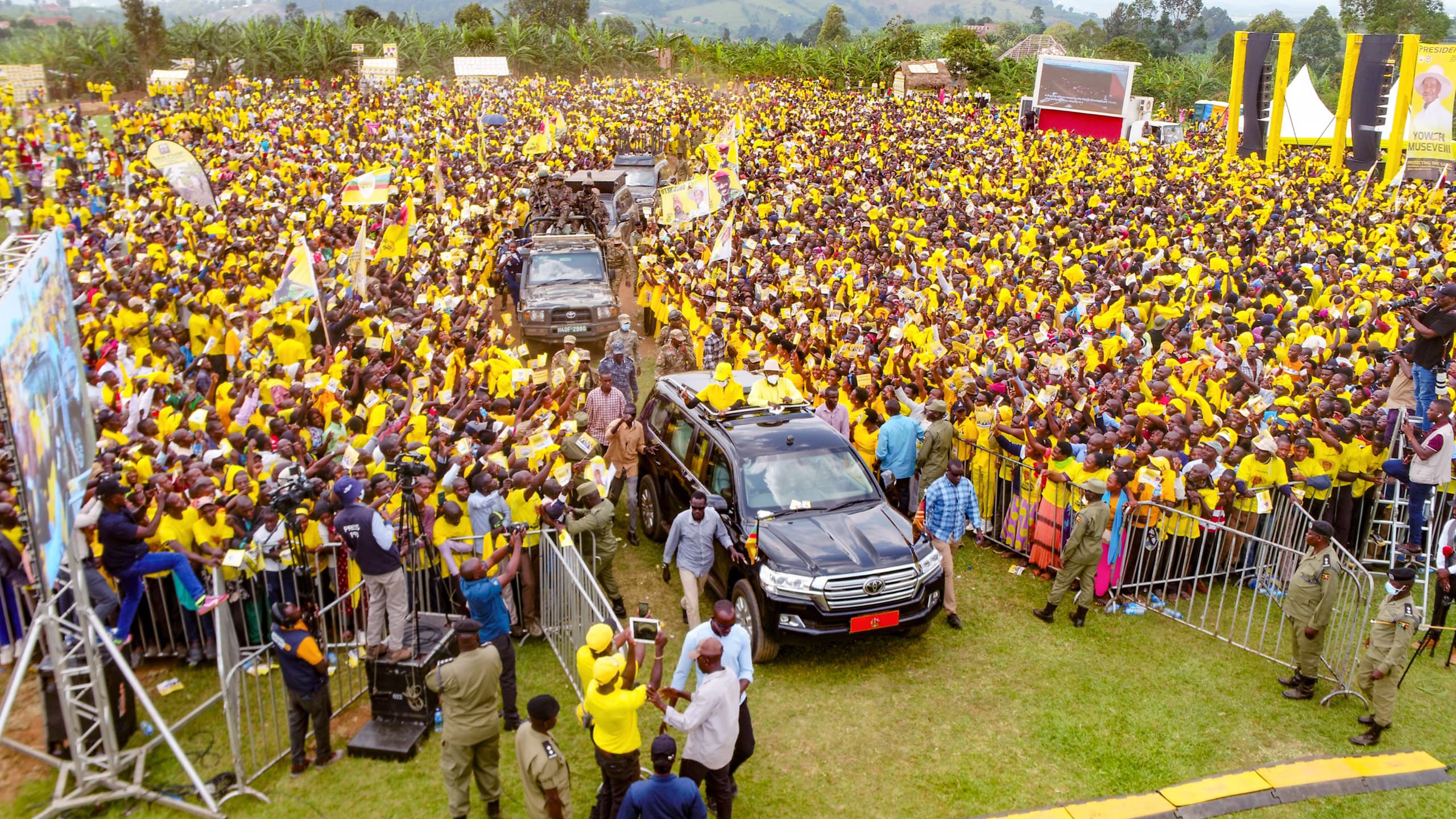 Museveni Vows Support for Farmers, Youth in Mitooma District