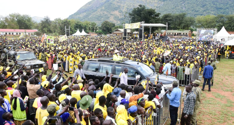 Museveni Wraps Up Acholi Campaign Trail, Calls for Wealth Creation to Match Peace Gains