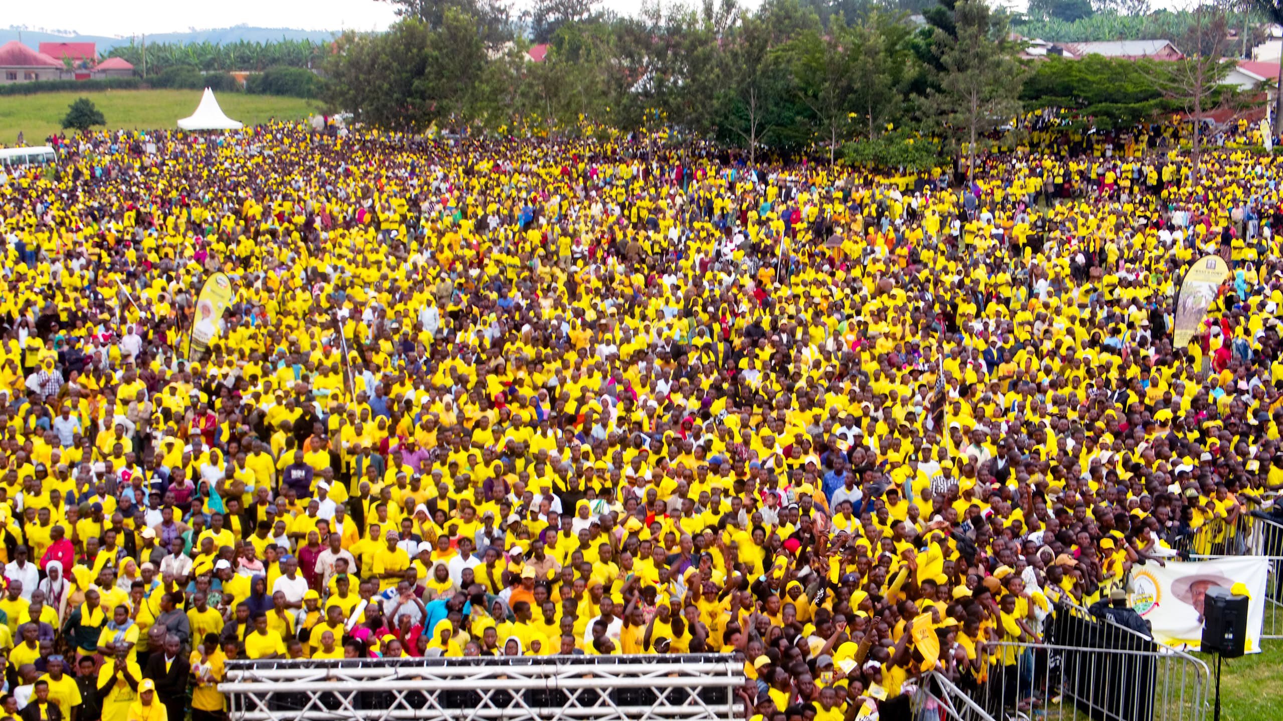 Museveni, Maama Janet Draw Massive Crowd as NRM Unveils Manifesto in Ntungamo