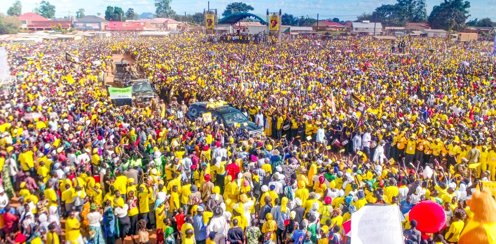 Museveni in Koboko - NRM Restored Peace That Brought Ugandans Back Home