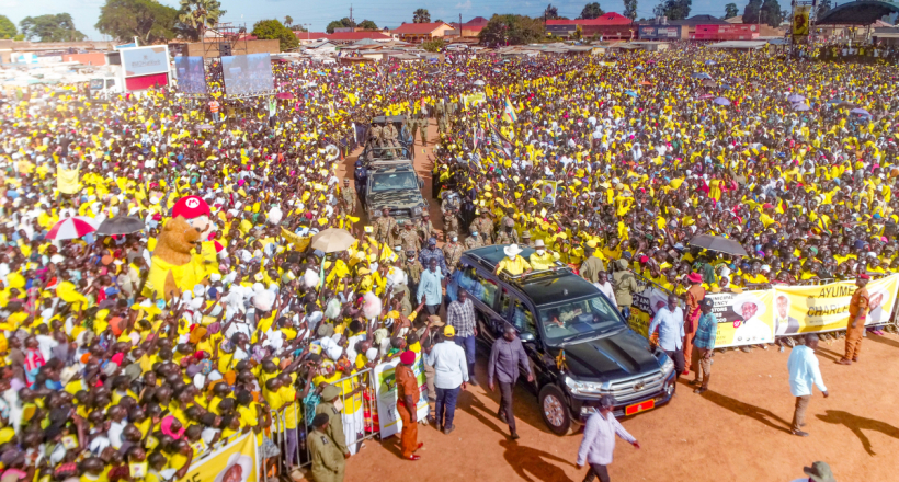 Museveni in Koboko - NRM Restored Peace That Brought Ugandans Back Home