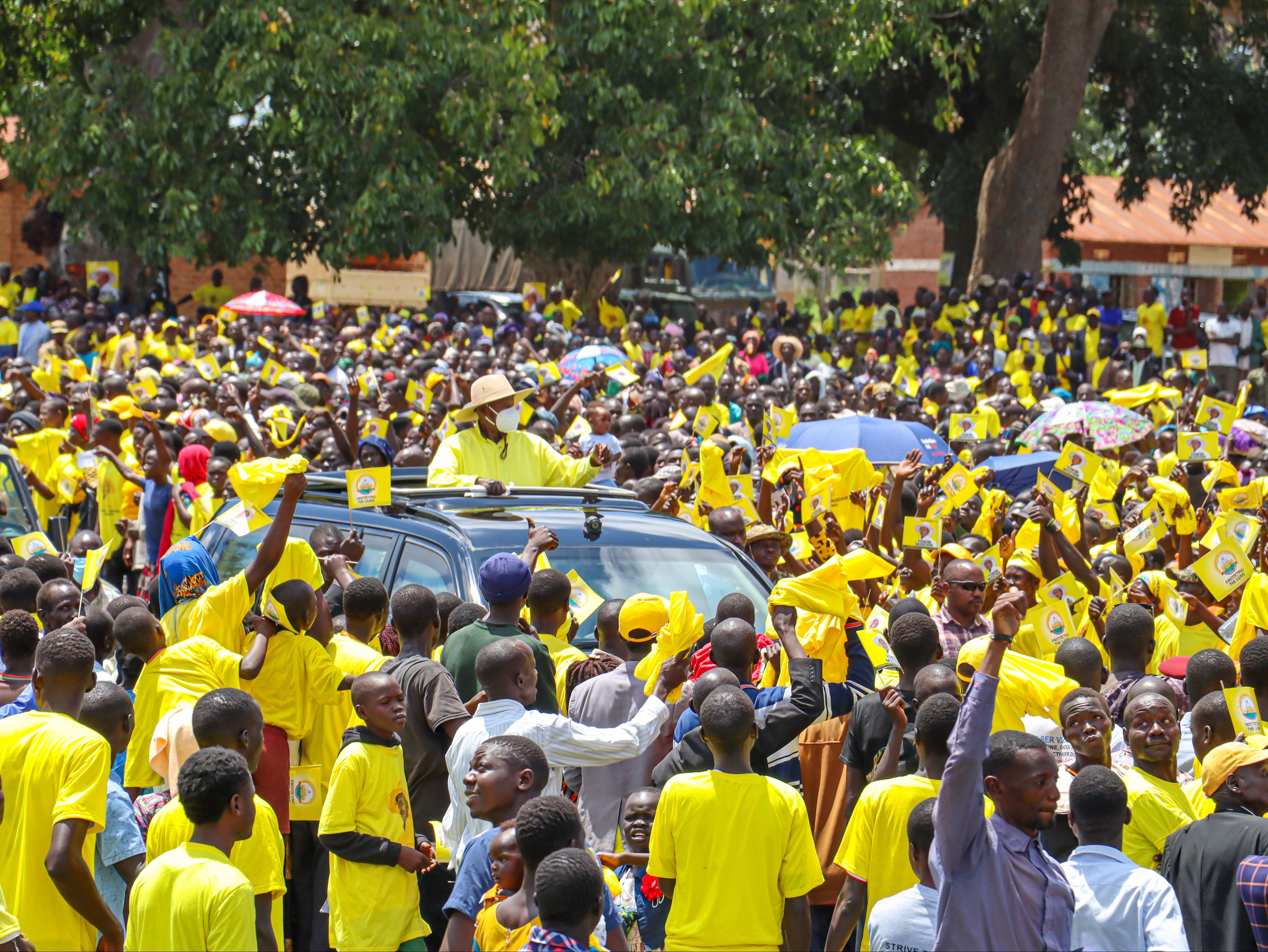 Museveni in Pader, Strong Infrastructure is Key to Ending Poverty