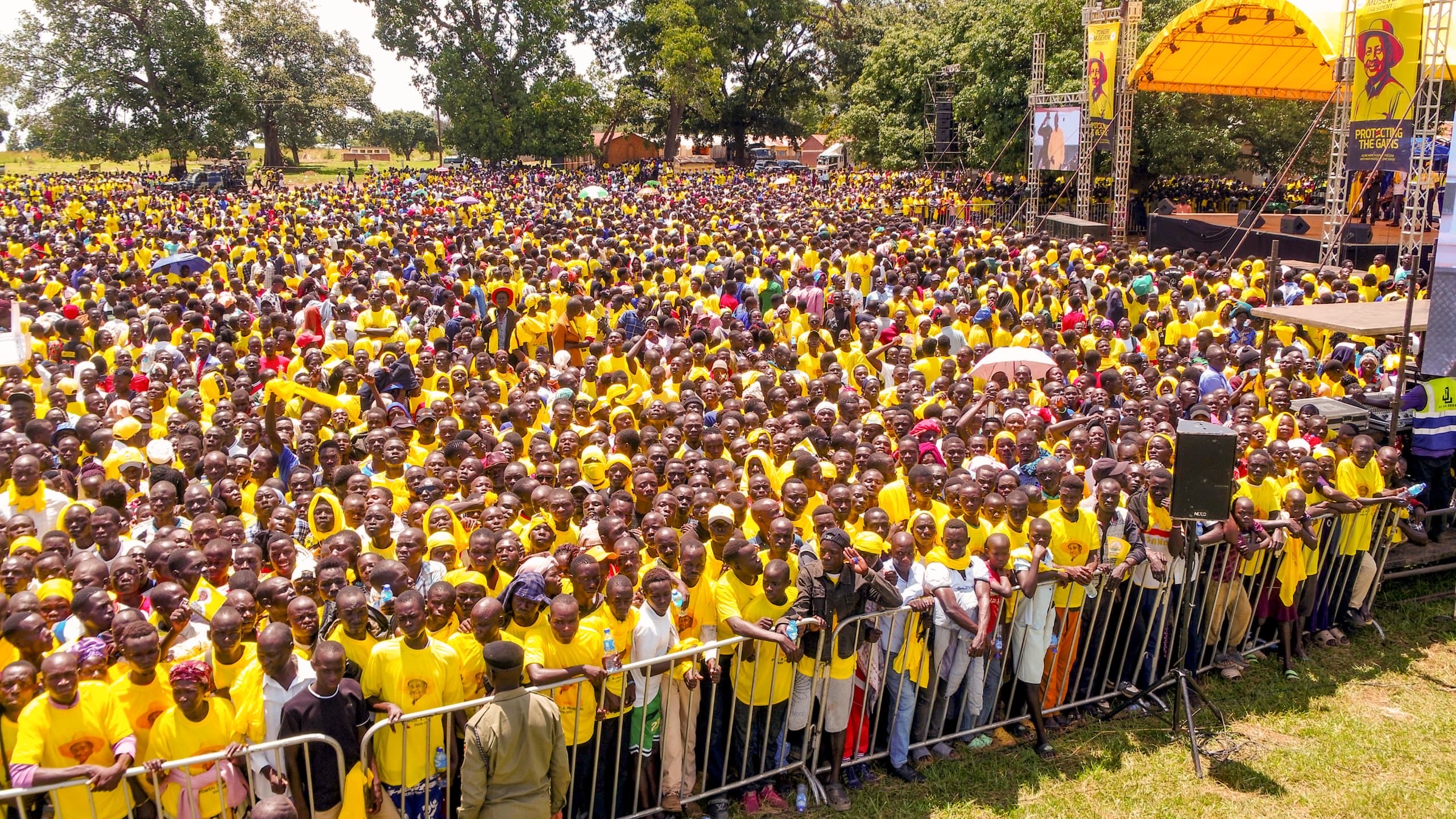 Museveni in Pader, Strong Infrastructure is Key to Ending Poverty