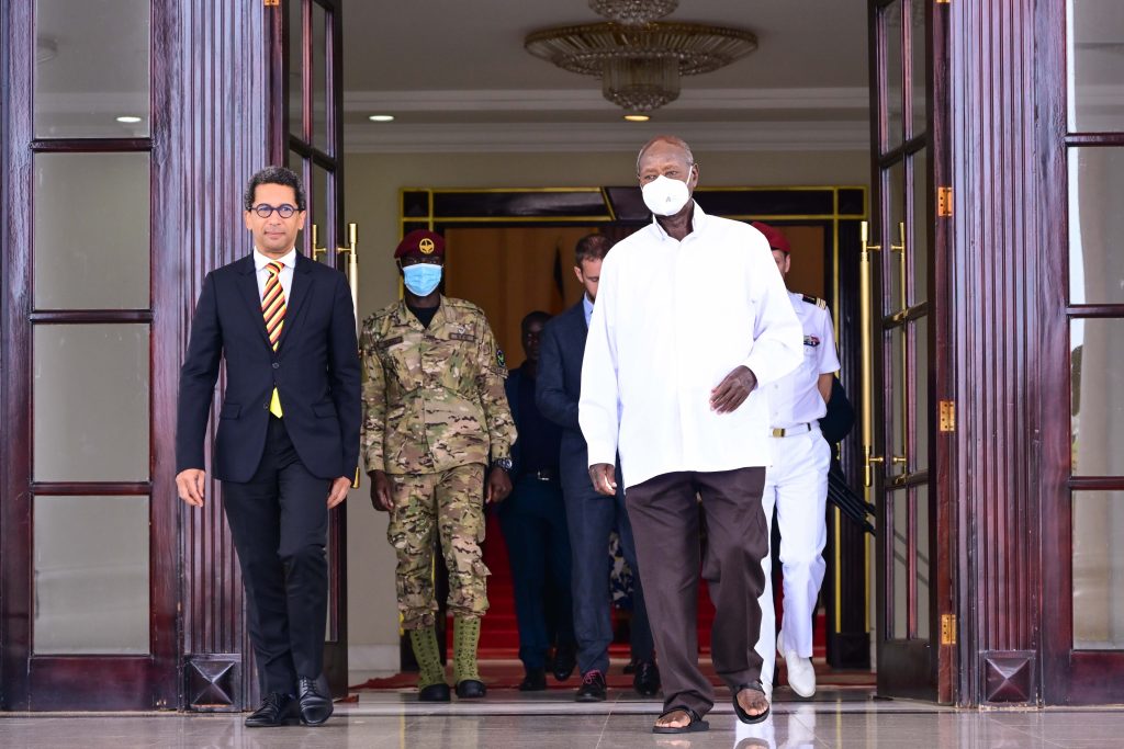 Museveni, Outgoing French Envoy Discuss Trade, Oil, and Stronger Ties