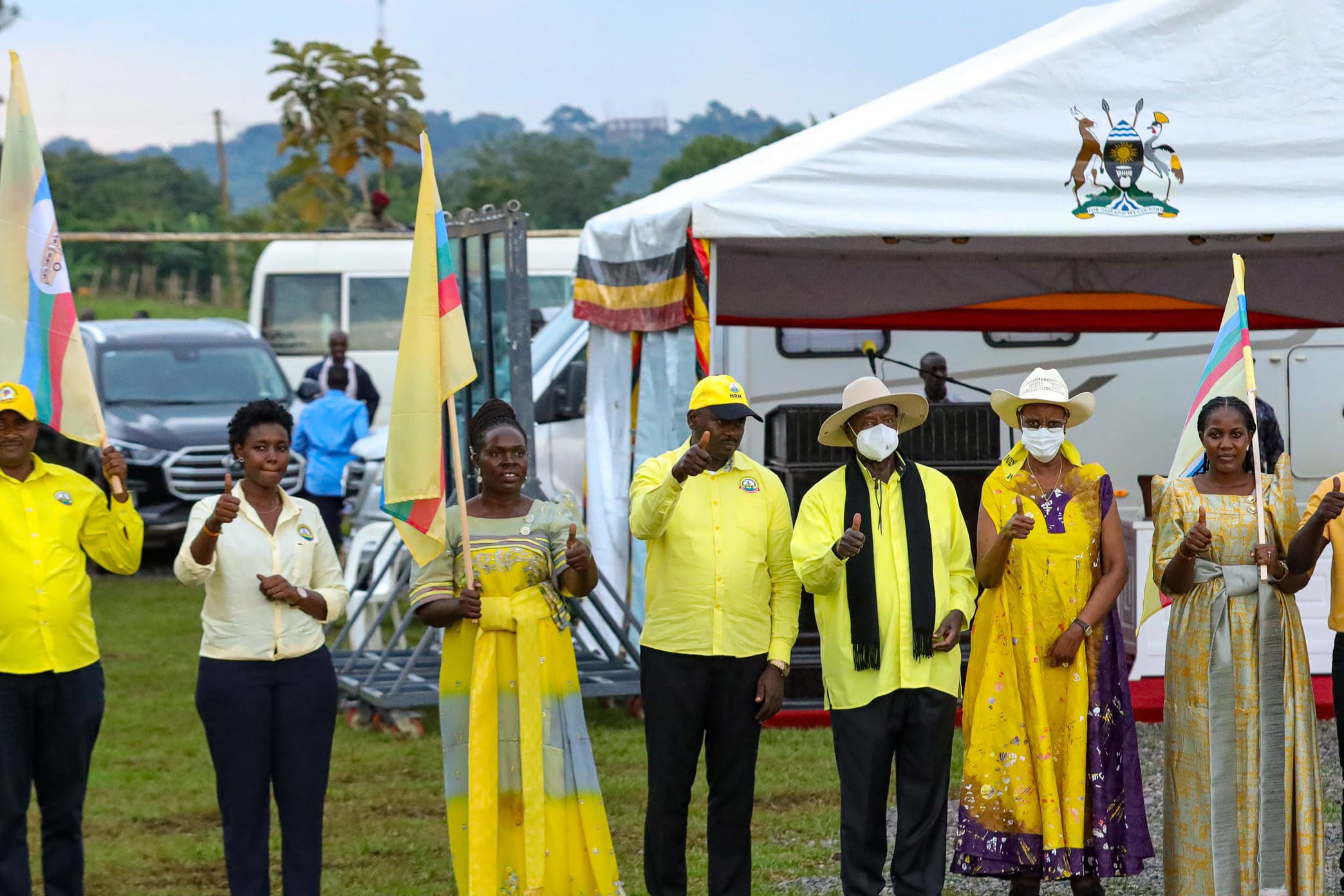 Museveni Opens Campaigns in Luweero, Vows to Uplift Ugandans into Money Economy