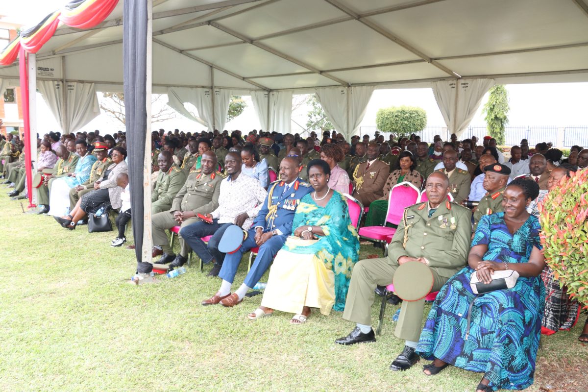 Over 140 UPDF Officers Retire With Honor, Urged to Invest Wisely and Serve as Ambassadors