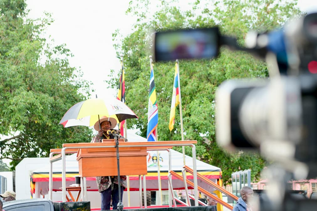 Peace Cited as Pillar for Refugee Haven as Museveni Rallies Residents of Bukomansimbi