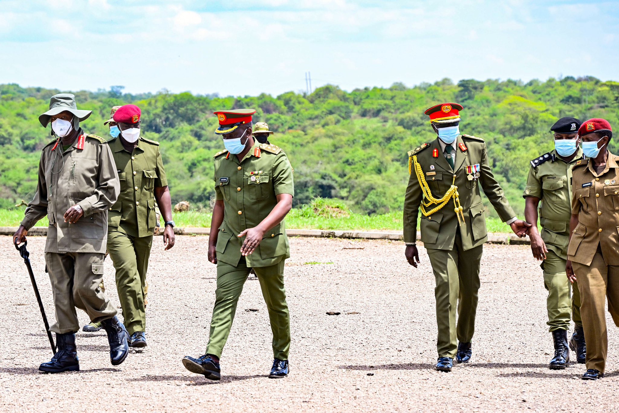 President Museveni Commissions 203 Officer Cadets at Uganda Military Academy in Kabamba