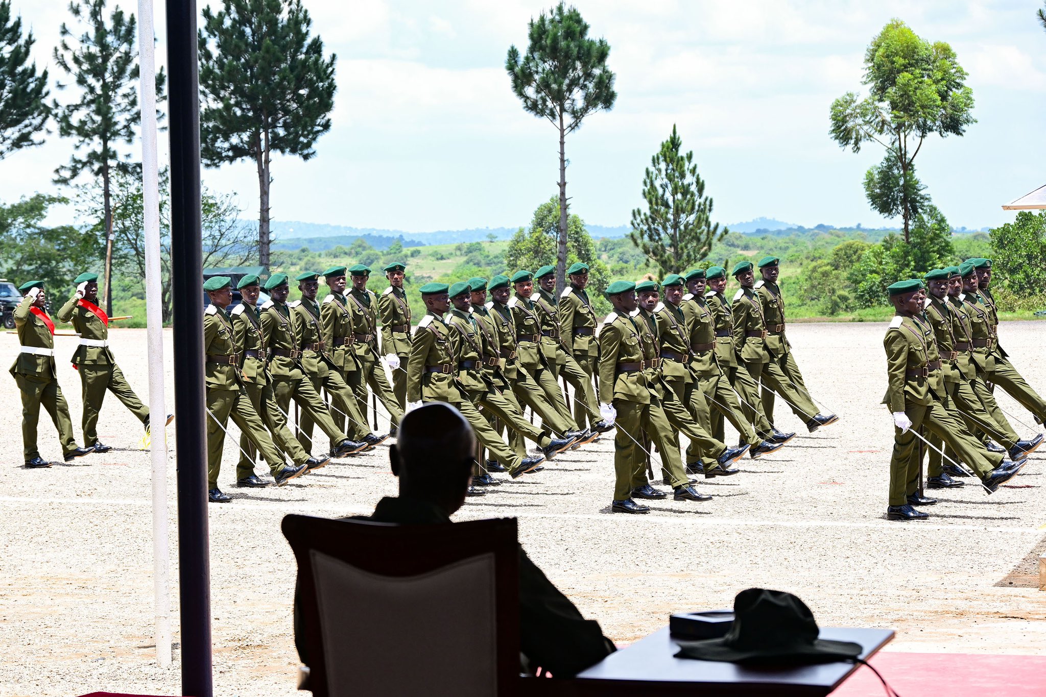 President Museveni Commissions 203 Officer Cadets at Uganda Military Academy in Kabamba