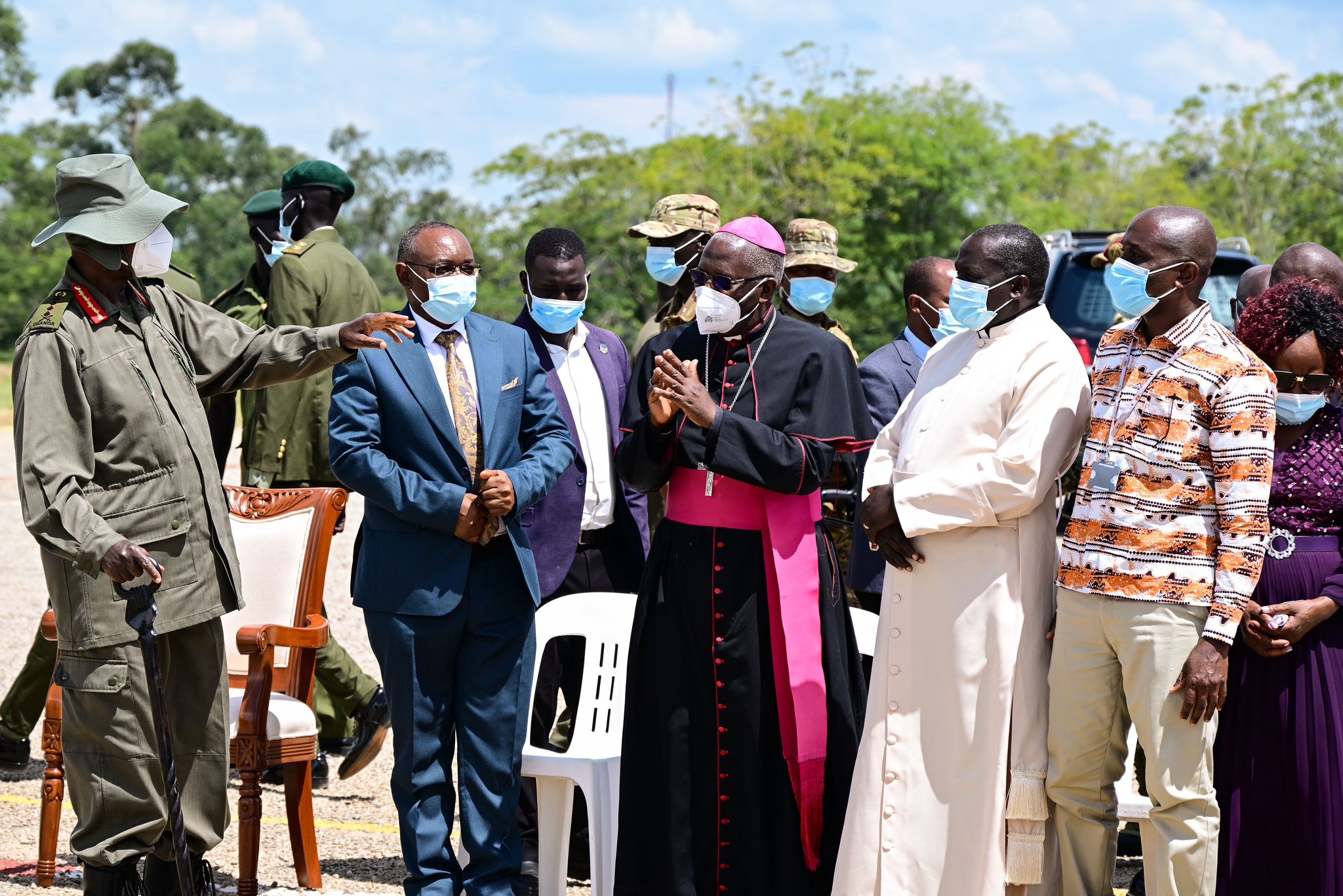 President Museveni Commissions 203 Officer Cadets at Uganda Military Academy in Kabamba