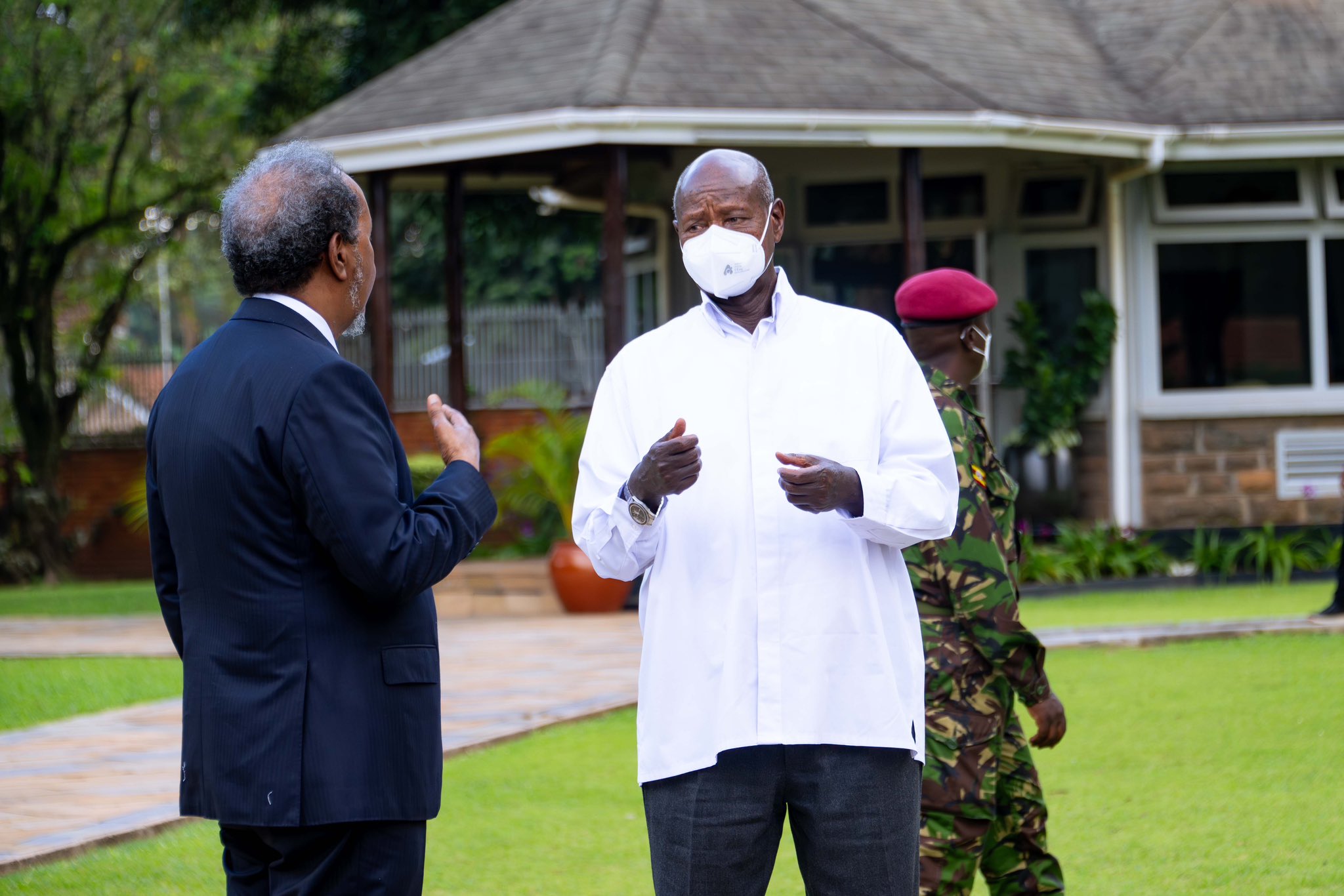 President Museveni and H.E Hassan Sheikh Mohamud Hold Talks on Pacifying Somalia