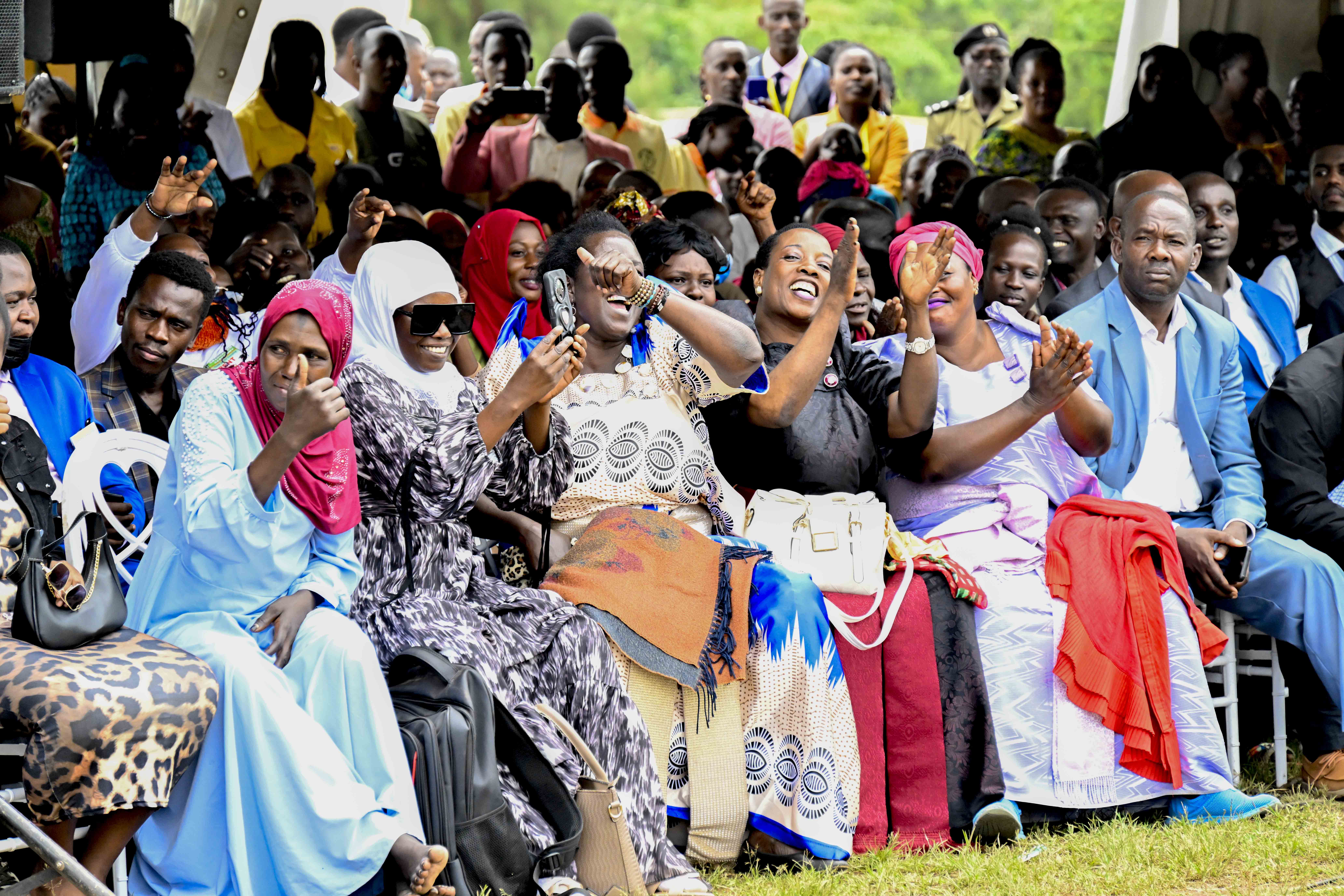 President Yoweri Kaguta Museveni making his remarks during the 1st Graduation of Kiswahili Cadres 2023-2024 at Kyambogo University on the 24th October 2024. 