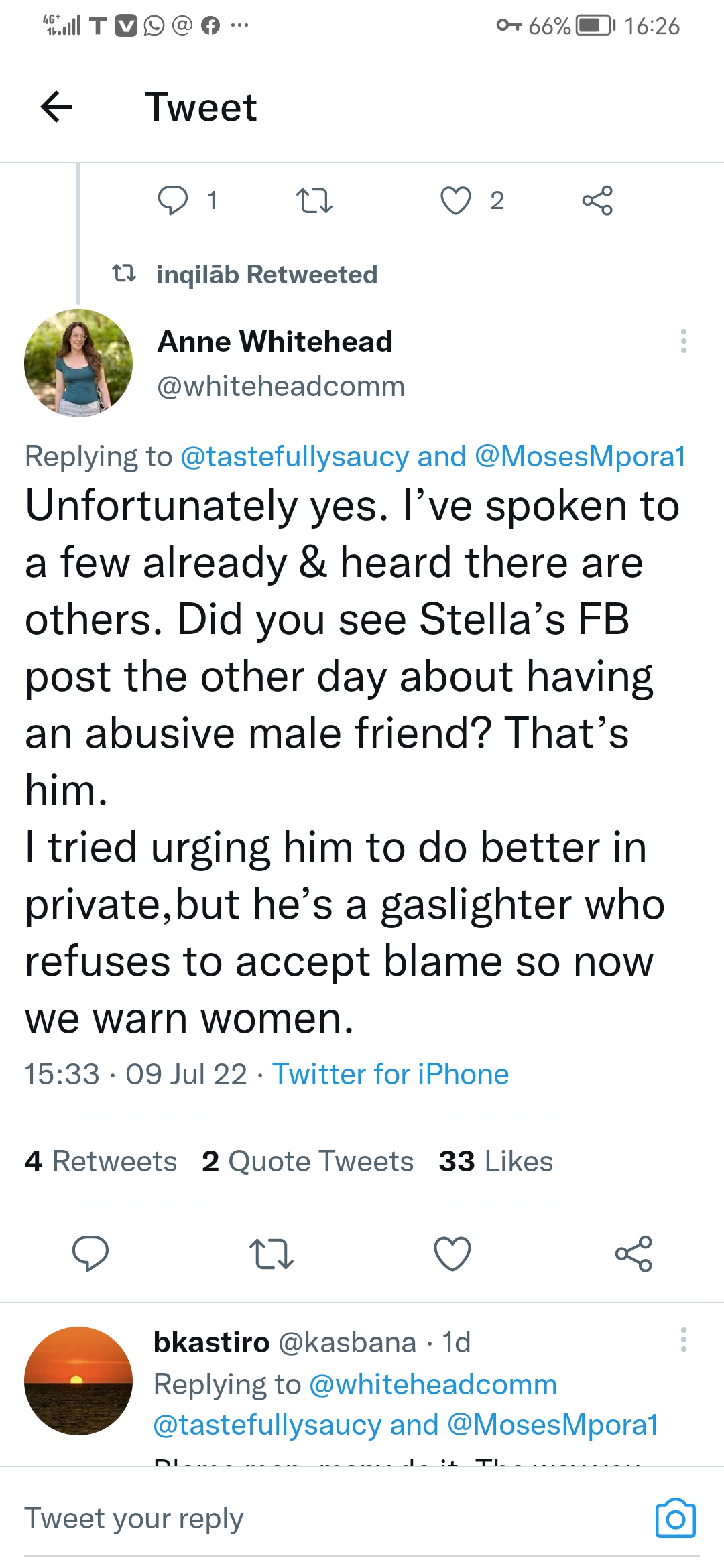 Twitter posts on Kakwenza