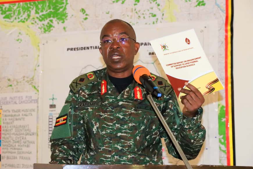 UPDF Schools Urged to Instill Patriotism and Discipline in Learners