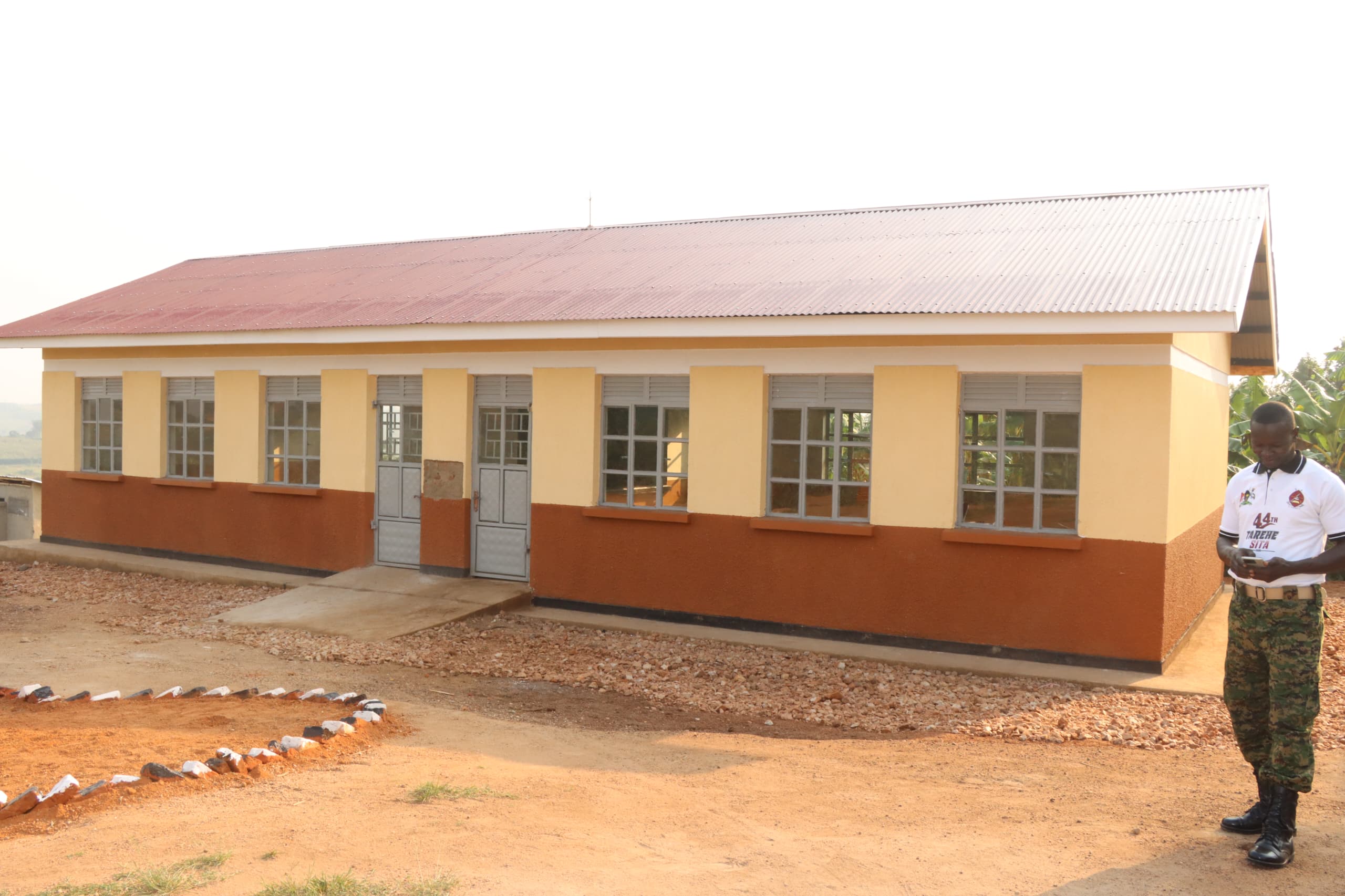 UPDF Engineers Construct First Permanent Classroom Block at Chichwamba Primary