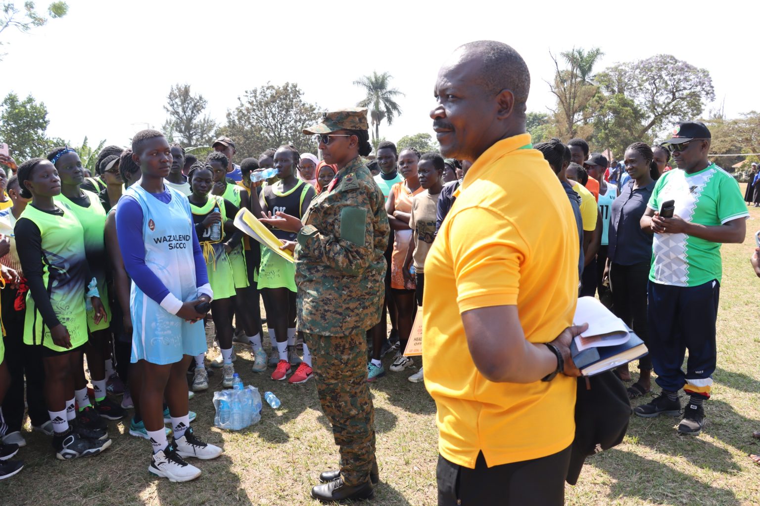 UPDF Female Soldiers Shine as CDF Cup 2025 Kicks Off in Masaka